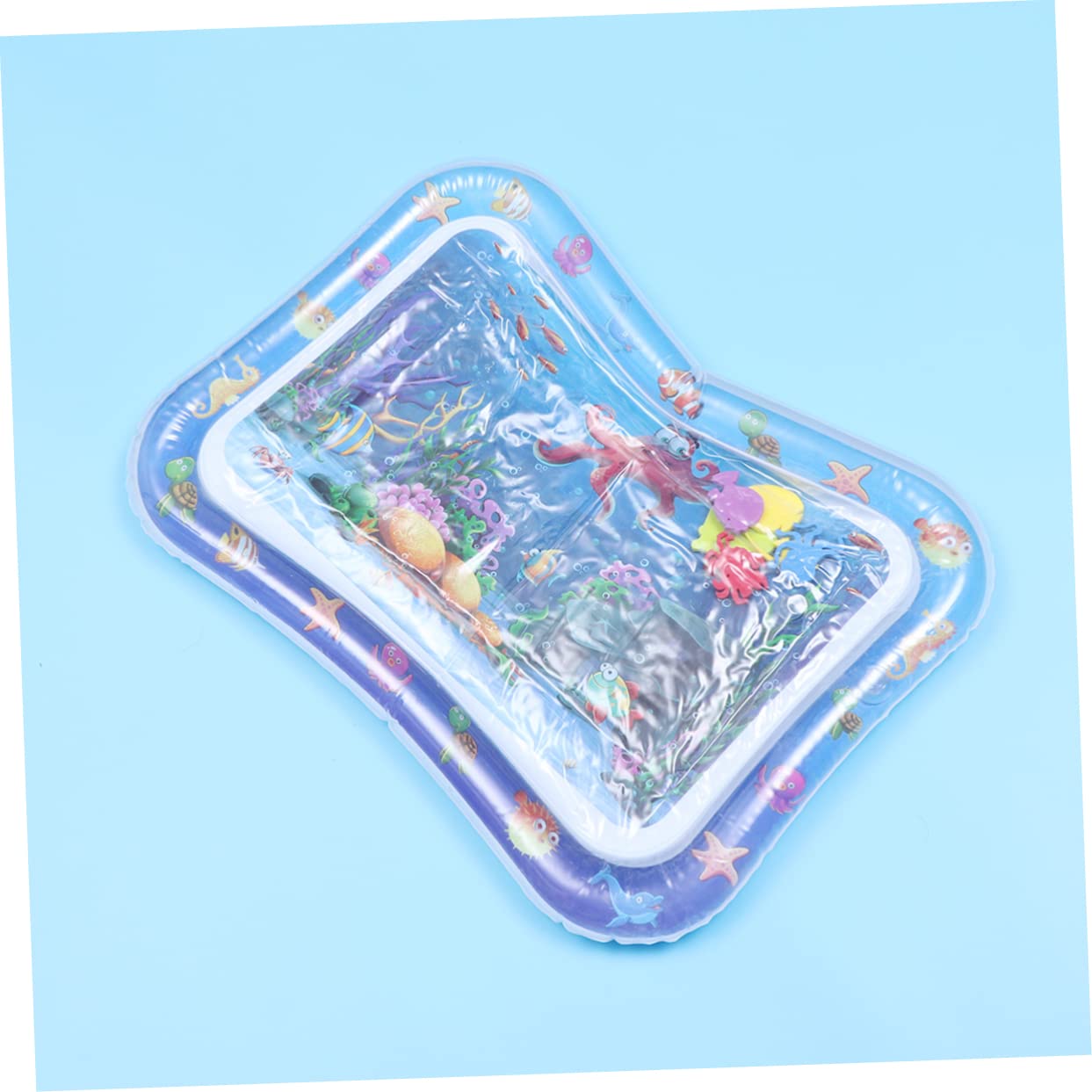 KOMBIUDA Octopus Design Baby Play Mat - Inflatable Water Play & Crawling Mat for Sensory Stimulation | Leakproof, Non-Toxic & Durable | Perfect for Indoor/Outdoor Playtime, Tummy Time & Early Learning Activities