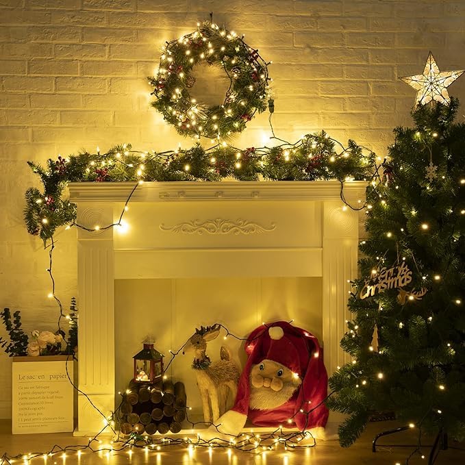 70 Count LED Christmas Lights - 35ft String Lights with 6