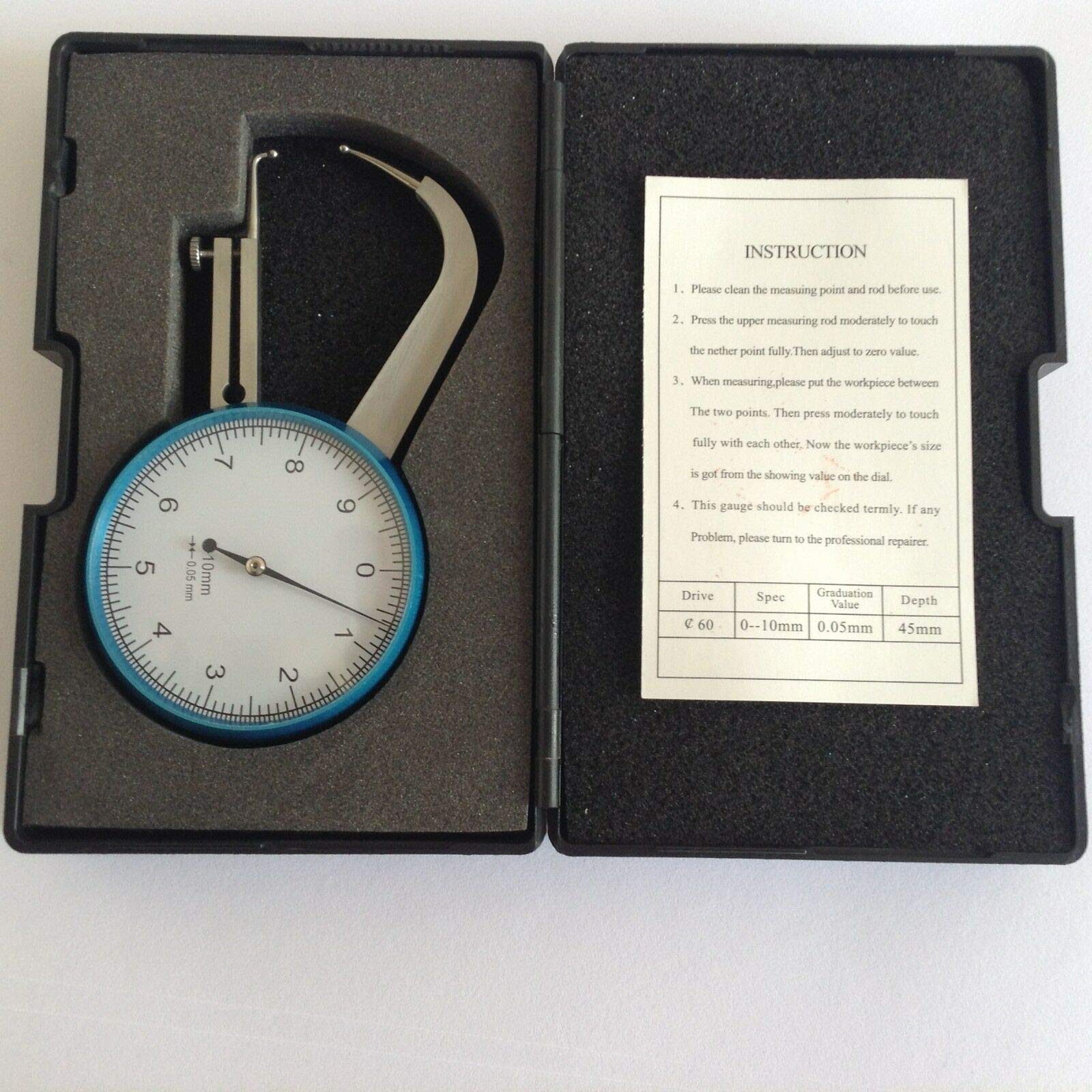 Precision Optical Thickness Gauge - Digital Caliper for Eyeglasses, Lenses & Watch Glass Measurement | Perfect for Opticians, Watchmakers & DIY Enthusiasts