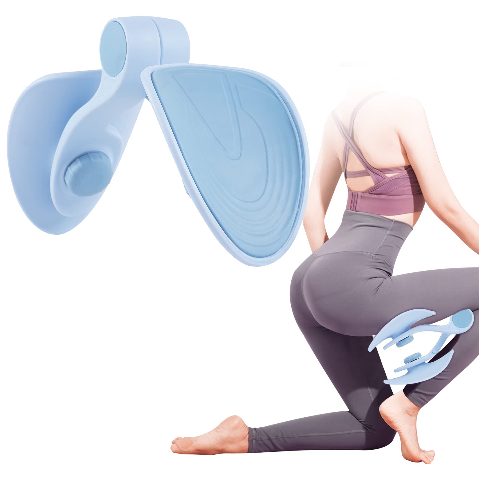2022 Latest Thigh Master & Hip Trainer - Pelvic Floor Exercise Equipment for Women, Thigh Trimmer & Toner for Arms & Legs - Perfect for Home Workouts, Postpartum Recovery & Fitness Training