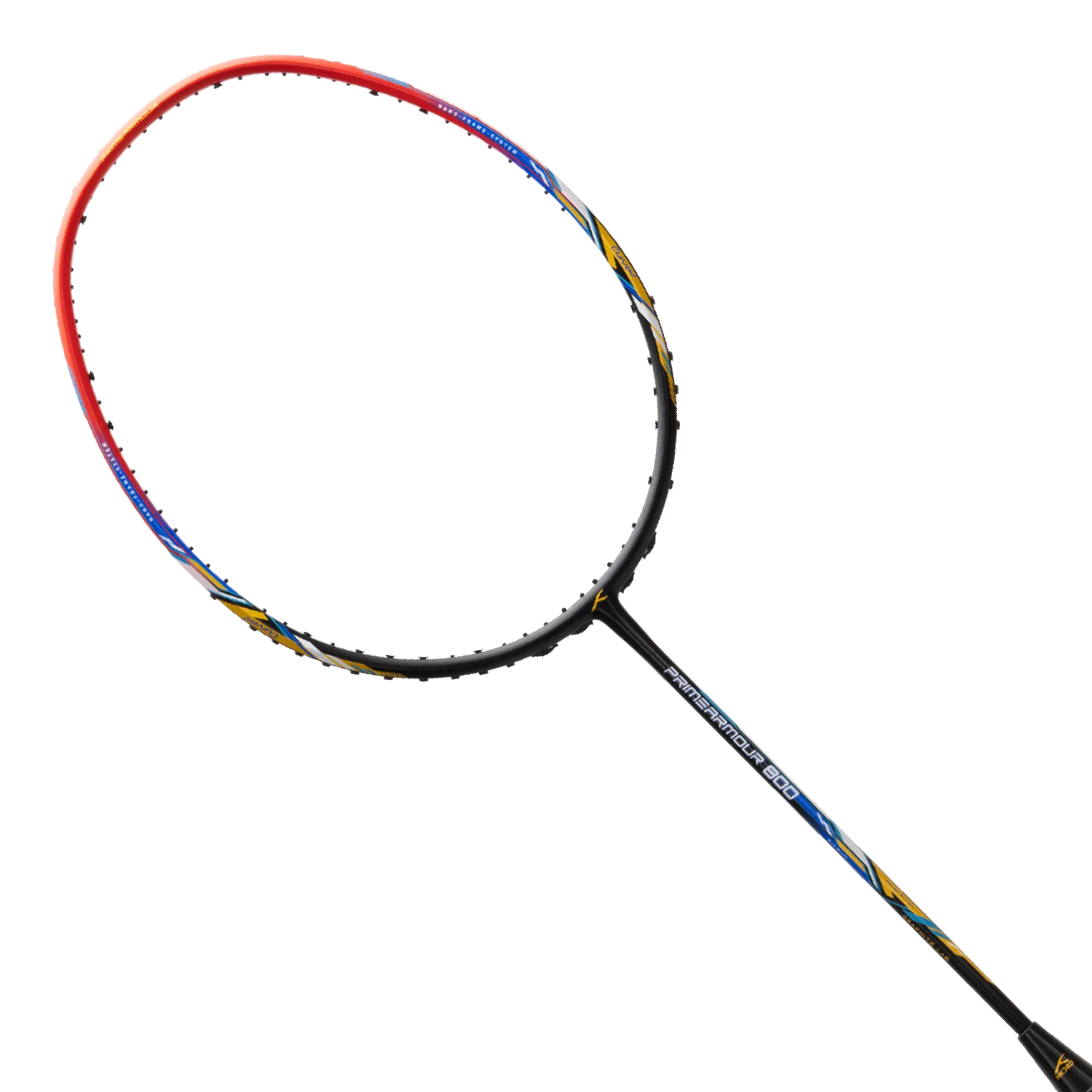HNDRD Primearmour 800 Pre-Strung Badminton Racket - Professional Carbon Fiber Shuttlecock Racket for Indoor & Outdoor Sports, Training & Competitive Play
