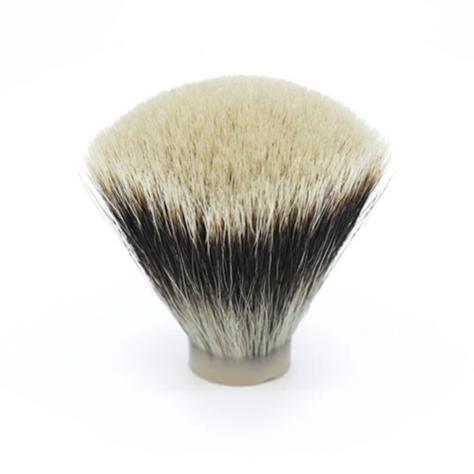 24mm Gelousy SHD Fan 2 Band Badger Hair Shaving Brush Knot (A1 Grade) - Perfect for Wet Shaving, Lathering Soaps & Creams, Grooming Kits & Barber Tools
