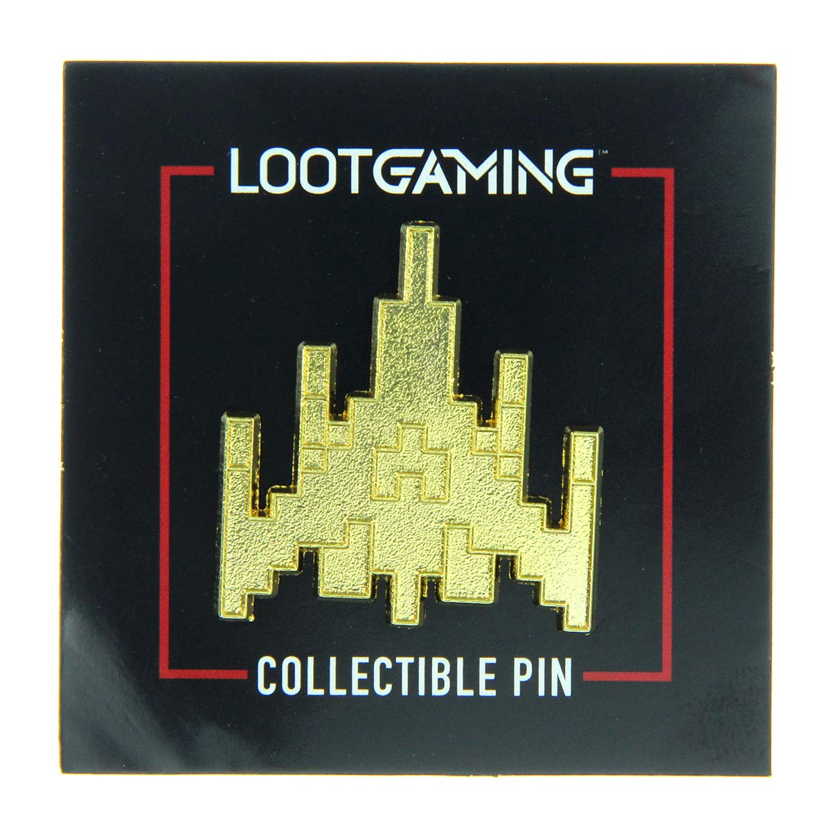 Galaga Spaceship Classic Arcade Video Game Collectible Pin - Retro Gaming Merchandise for Fans & Collectors - Perfect for Cosplay, Conventions, and Gaming Room Decor