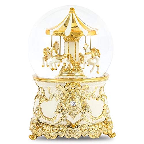 11-17cm Crystal Snowflake Music Box - Wedding Gift & Christmas Decor