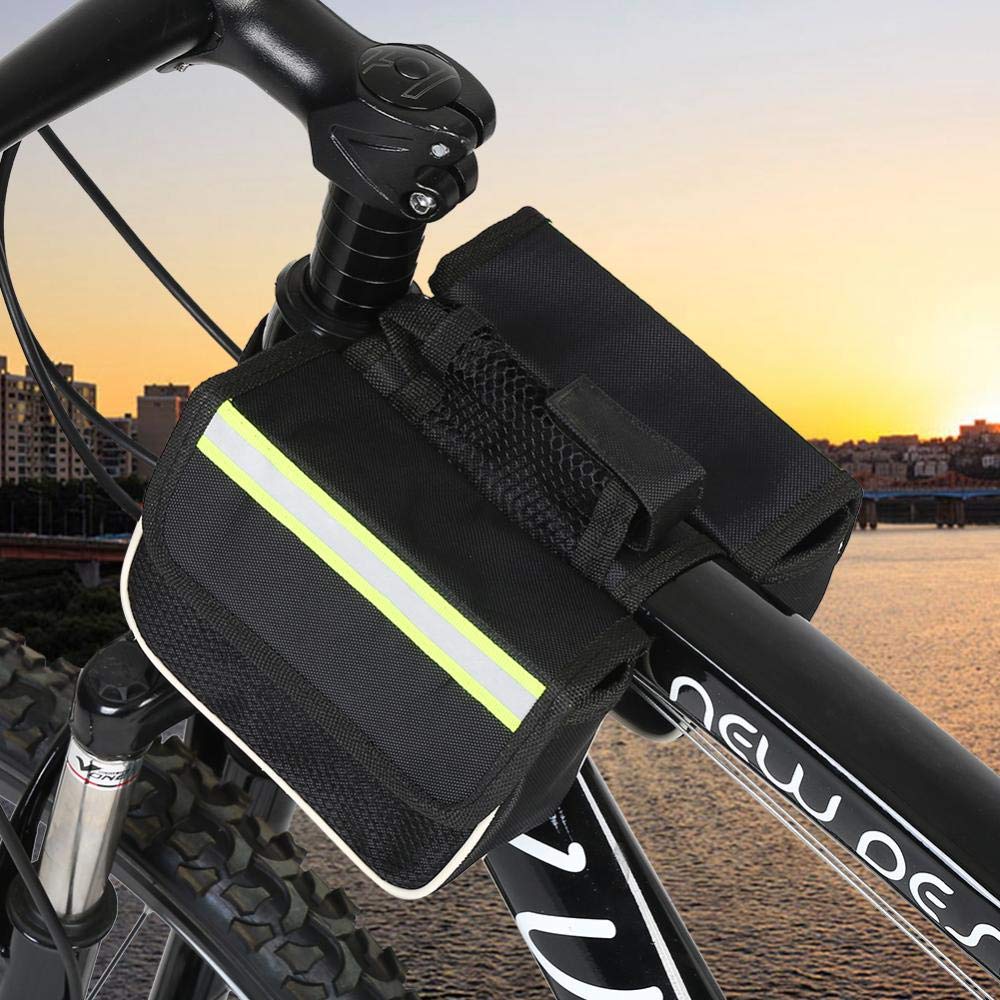 SO Bag - Waterproof Front Frame Saddle Top Tube Bike Bag with Double Pouches | Durable Cycling Frame Accessories for Mountain & Road Bikes | Perfect for Commuting, Bikepacking & Outdoor Adventures
