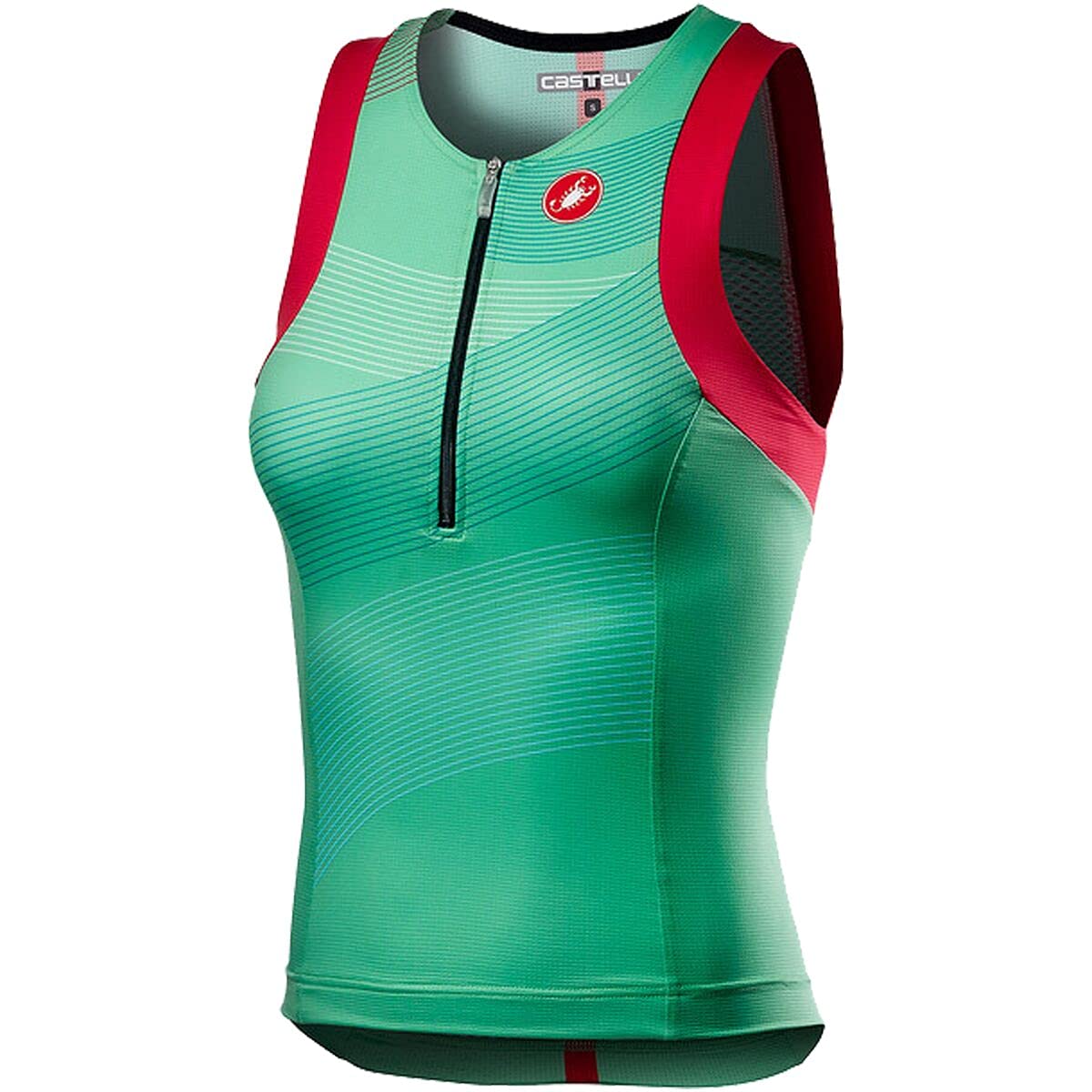 Castelli Women's Free Tri Singlet - Lightweight Cycling Jersey for Triathlon & Training - Perfect for Road Biking, Racing & Outdoor Sports