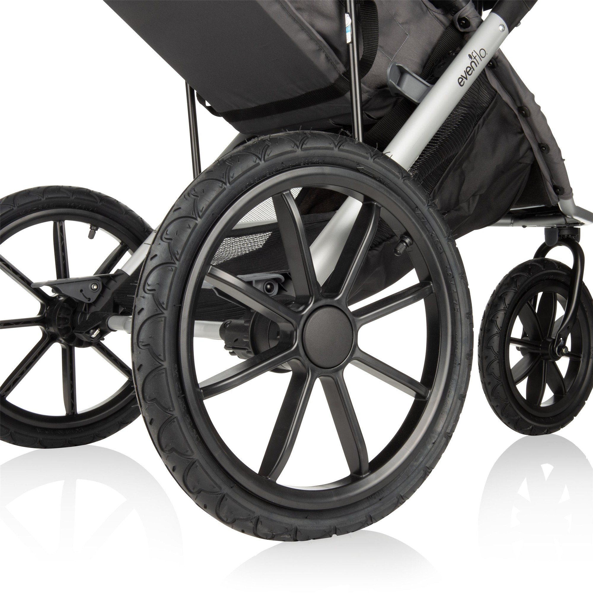 Evenflo Victory Plus Jogging Stroller Travel System - Lightweight All-Terrain Baby Stroller with Car Seat | Perfect for Running, Hiking & Outdoor Adventures with Your Baby