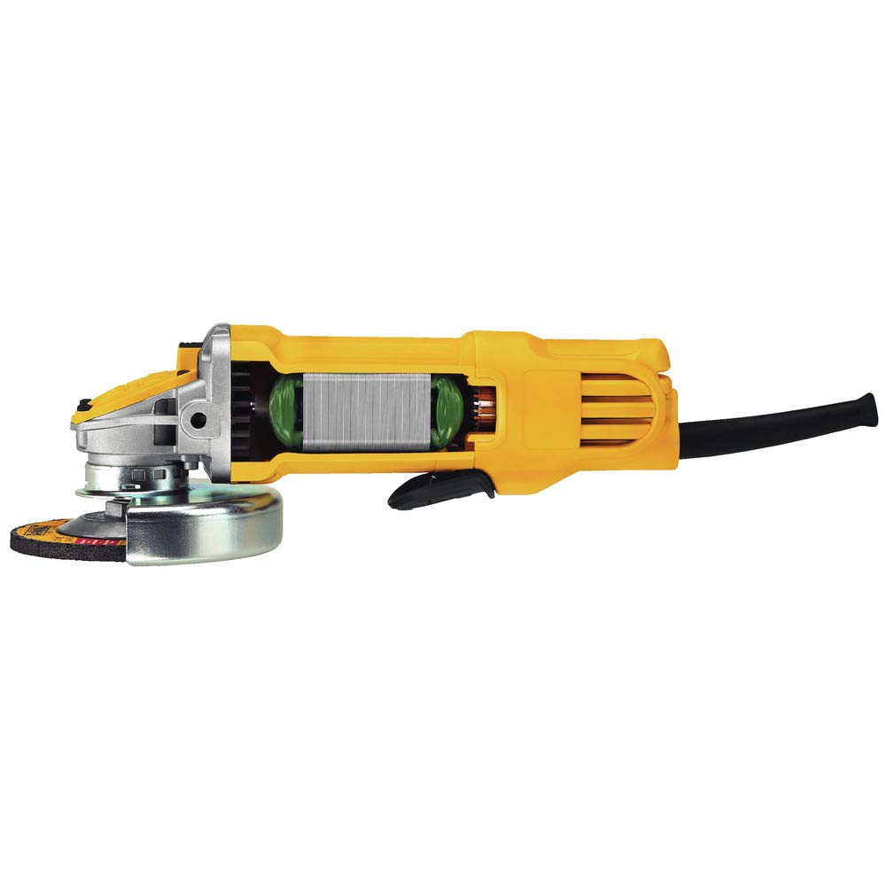 DEWALT DWE4120W 4-1/2 Inch Paddle Switch Angle Grinder - Powerful Corded Tool for Metal Cutting, Grinding & Polishing - Perfect for DIY Projects, Construction & Metalworking