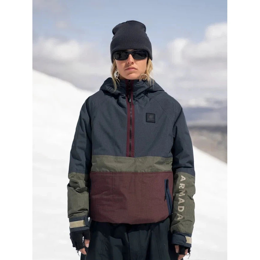 Armada Women's Rosalie 2L Insulated Anorak Jacket - Waterproof Winter Coat for Skiing, Snowboarding & Outdoor Activities (2025)