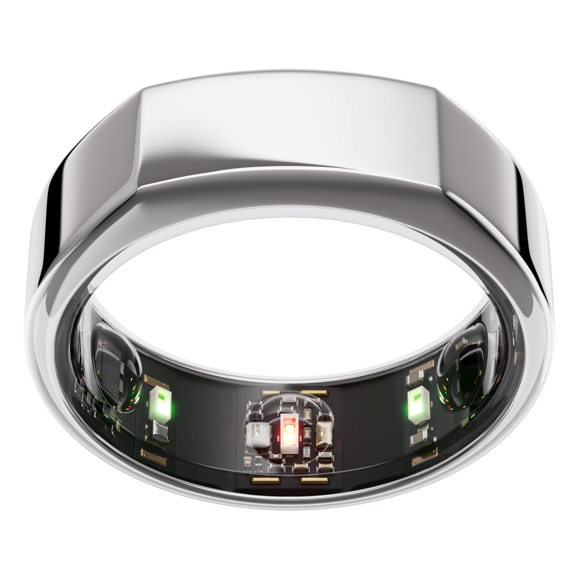 Oura Ring Gen3 Heritage Smart Ring - Silver, Size 13 with Sizing Kit | Sleep Tracker, Heart Rate & Fitness Monitor | 5-7 Day Battery Life | Perfect for Sleep Optimization & Activity Tracking