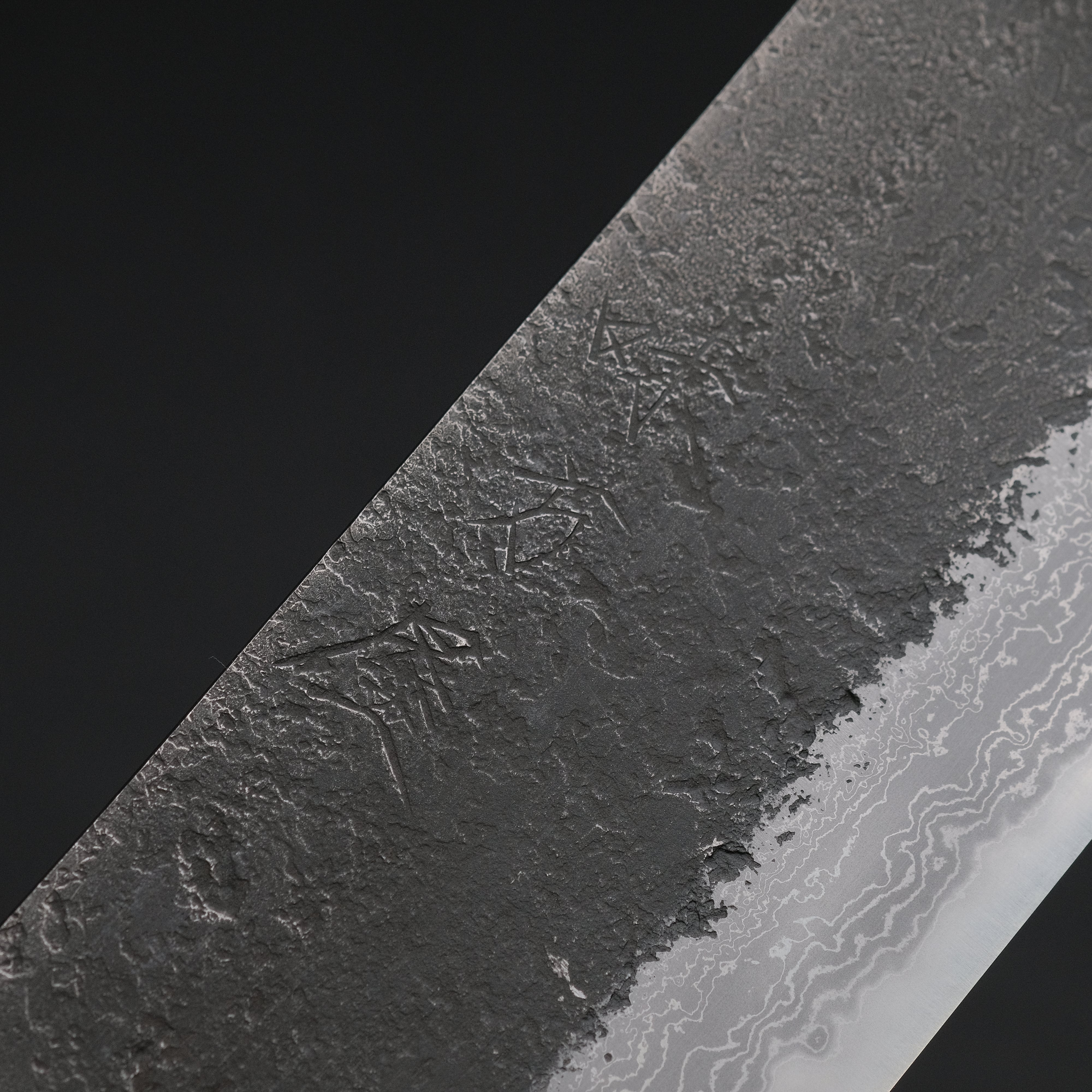 Premium Ajikataya White #2 Nashiji Damascus Nakiri Knife 180mm - Olive Wood & Resin Handle (#52) - Japanese Kitchen Knife for Professional Chefs & Home Cooking, Perfect for Slicing Vegetables, Herbs & Boneless Meat