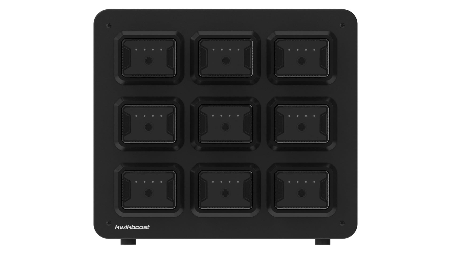 EdgePower 9-Bay Battery Charging Station - Fast Charger for 9 AA/AAA Batteries (Batteries Not Included) - Perfect for Classrooms, Offices & Home Use - Compatible with KwikBoost EdgePower Charging Solutions