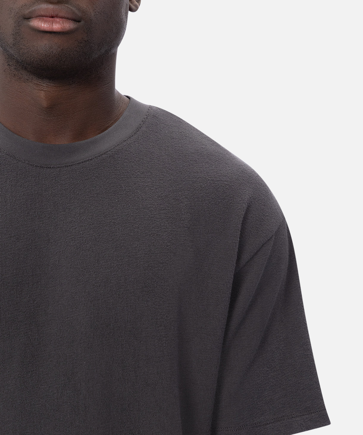 The Henderson Boucle Tee in Onyx - Soft & Stylish Women's Knit Top for Casual Wear, Office & Date Nights