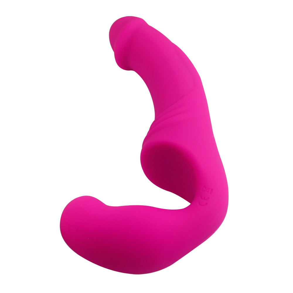 Double Rider Vibrating Strapless Strap-On Dildo for Women & Couples - Hands-Free Wearable Harness for Lesbian & Solo Play - Perfect for Couples Bonding & Bedroom Fun