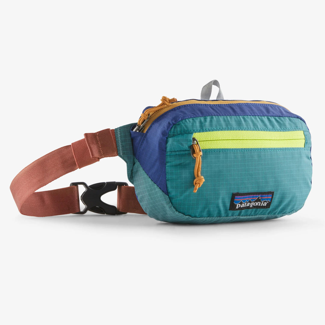 Patagonia Ultralight Black Hole Mini Hip Pack 1L - Water-Resistant Waist Bag for Hiking, Travel & Everyday Use
