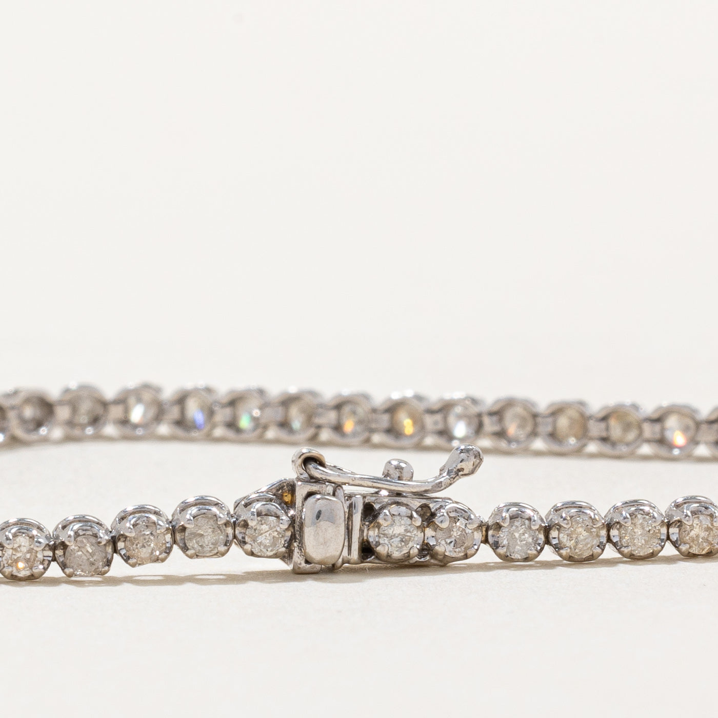 2.00ctw Diamond Tennis Bracelet for Women - 7 Inch Elegant Sterling Silver Chain with Sparkling Cubic Zirconia Stones | Perfect for Weddings, Anniversaries & Special Occasions