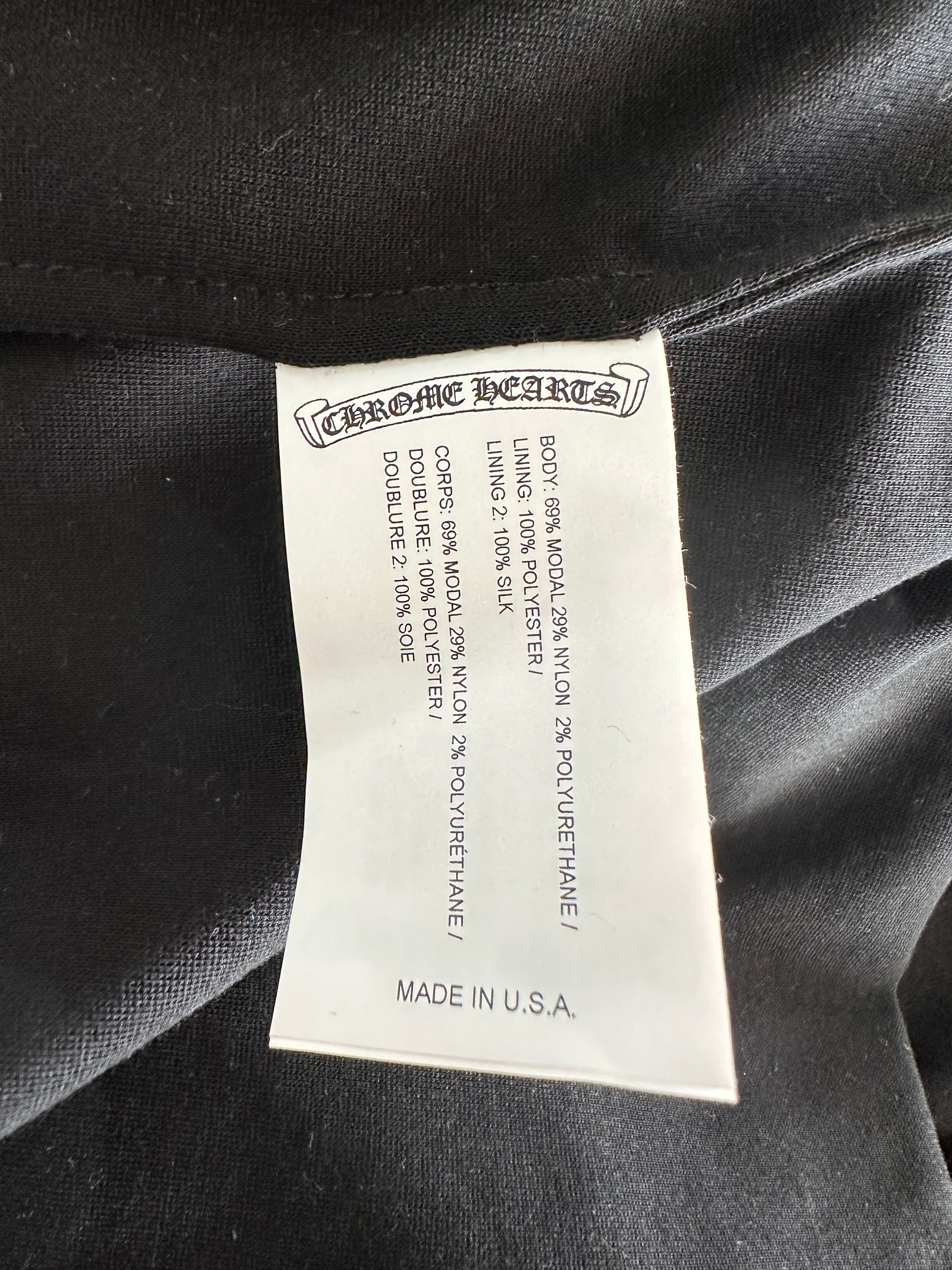 Chrome Hearts Matty Boy Black Chomper Track Jacket - Stylish Streetwear for Men | Perfect for Urban Fashion & Casual Outfits