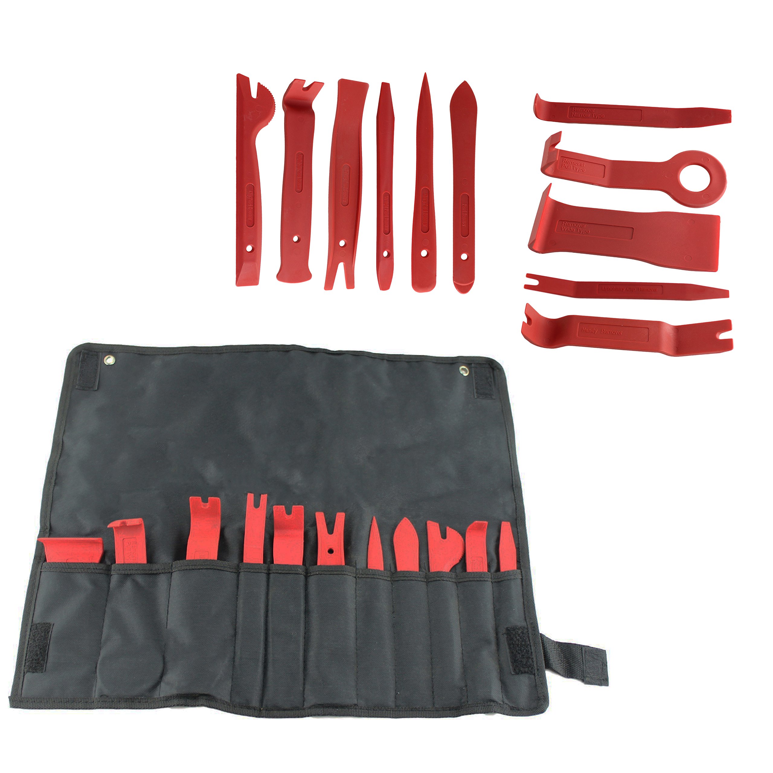 JC Performance Plastic Interior Wedge Tool - Automotive Trim Removal Kit for Door Panels & Dashboards - Safe Non-Marring Pry Tool for Car Detailing & DIY Repairs