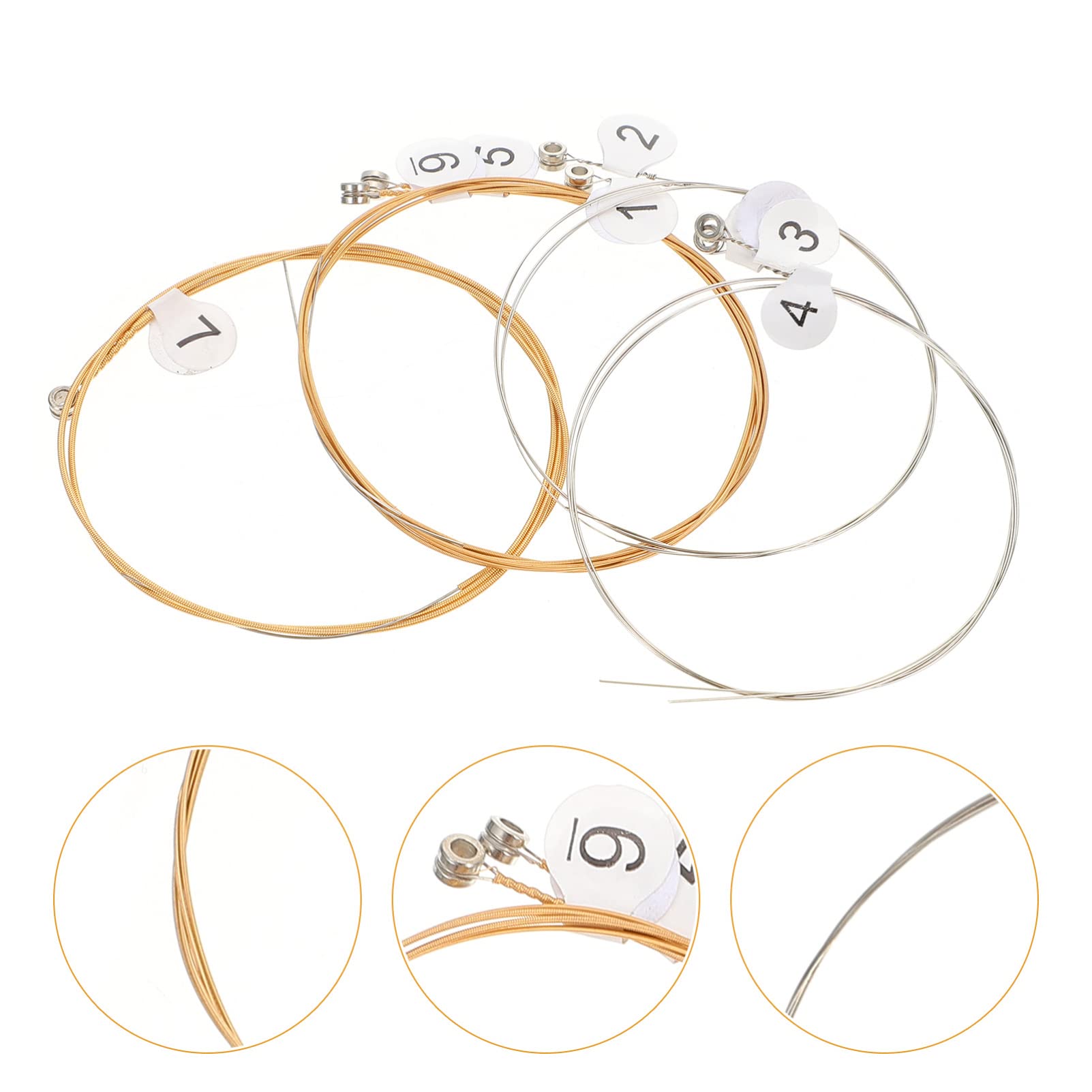 Vaguelly Practical Steel Lyre Harp Strings Kit - Replacement Strings for Lyre Instruments - Perfect for Professional Musicians & Beginners (Ideal for Performances, Practice & Studio Recording)