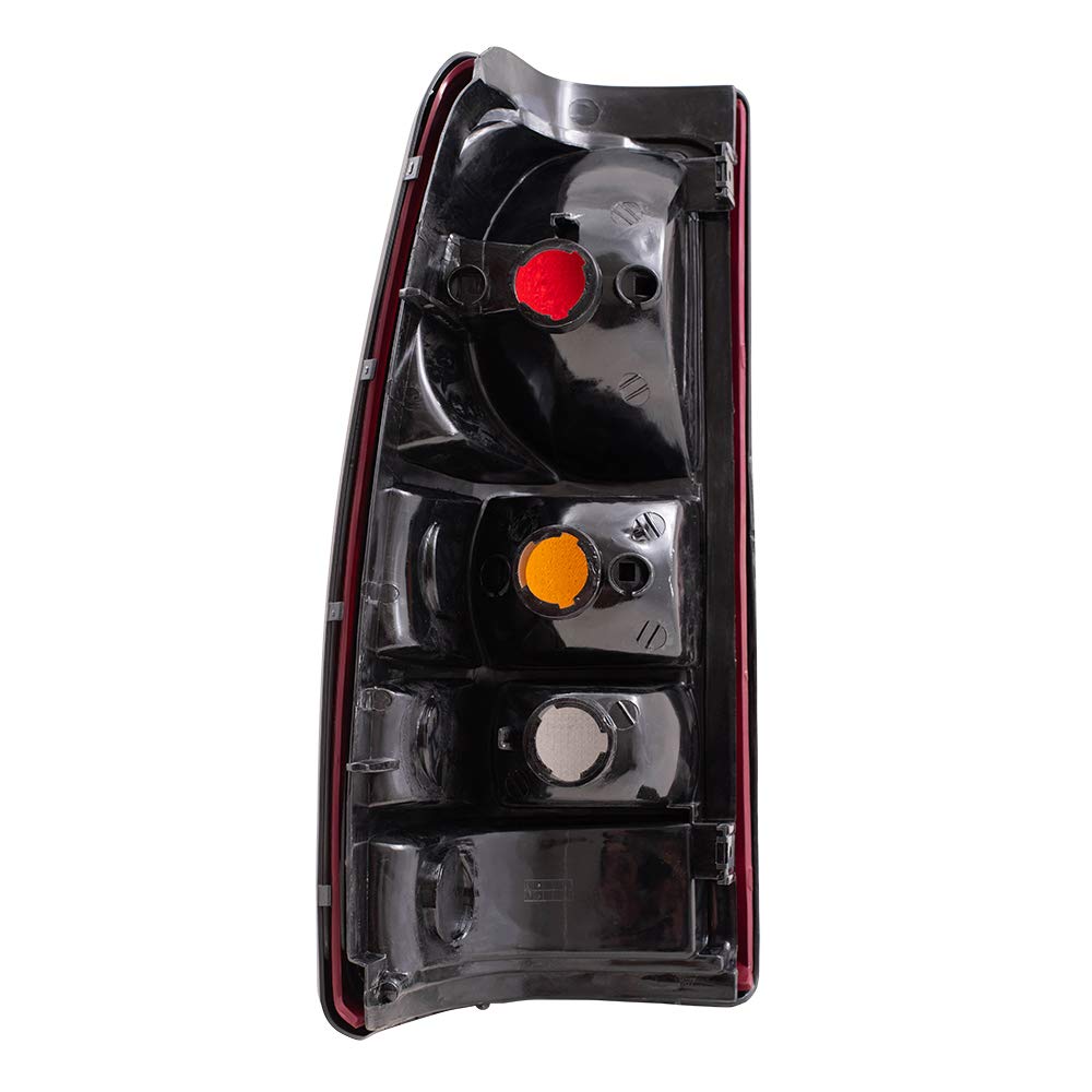 Brock Replacement Tail Lights Set for 2001-2003 Chevy Silverado & GMC Sierra 3500 Fleetside Pickup Truck - Driver & Passenger Side (Part #19169019, 19169020) - Durable Aftermarket Upgrade for Improved Visibility & Style