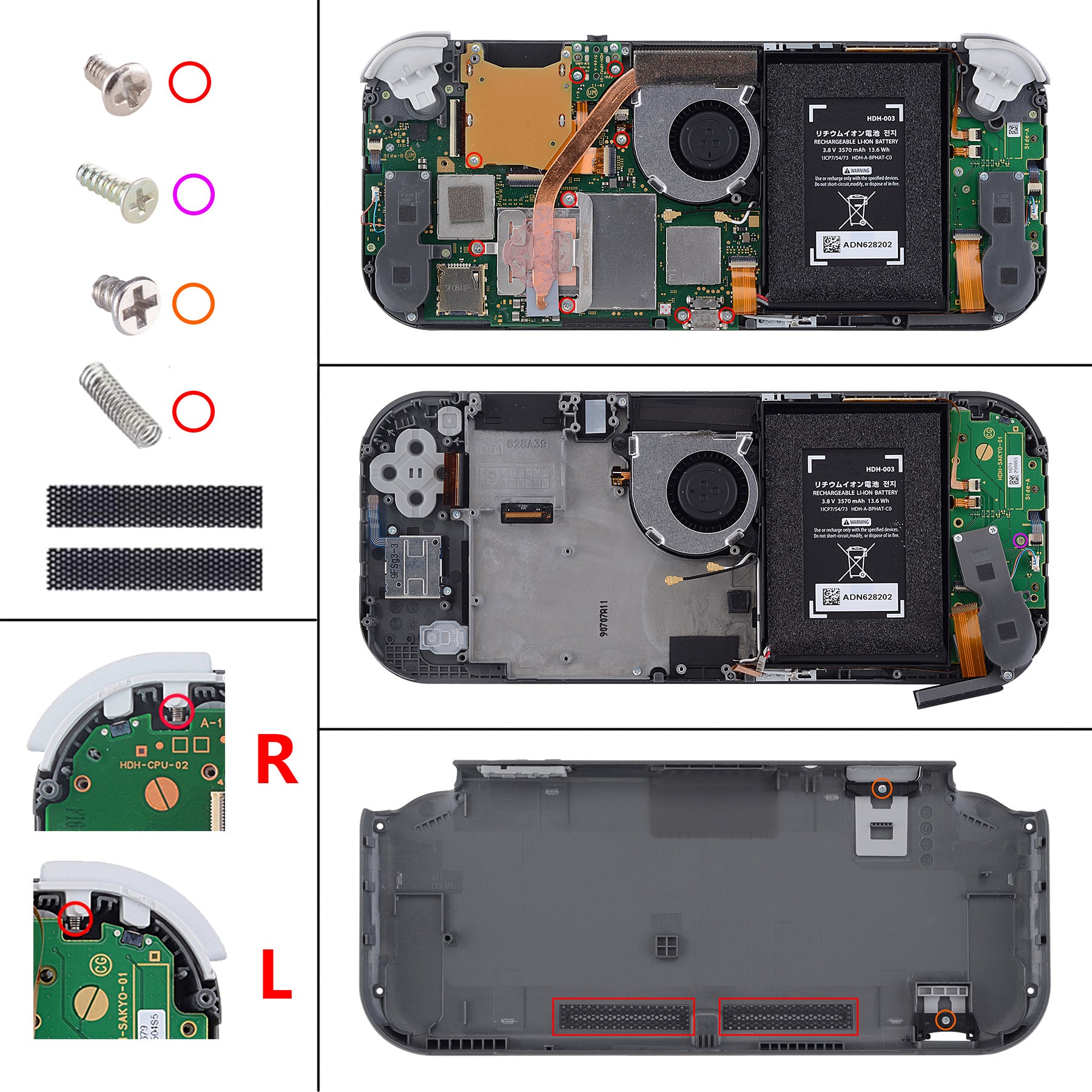 eXtremeRate Glacier Blue DIY Replacement Shell for Nintendo Switch Lite - Custom Controller Housing with Screen Protector | Perfect for Gaming Enthusiasts & DIY Modders | Enhance Your Portable Gaming Experience