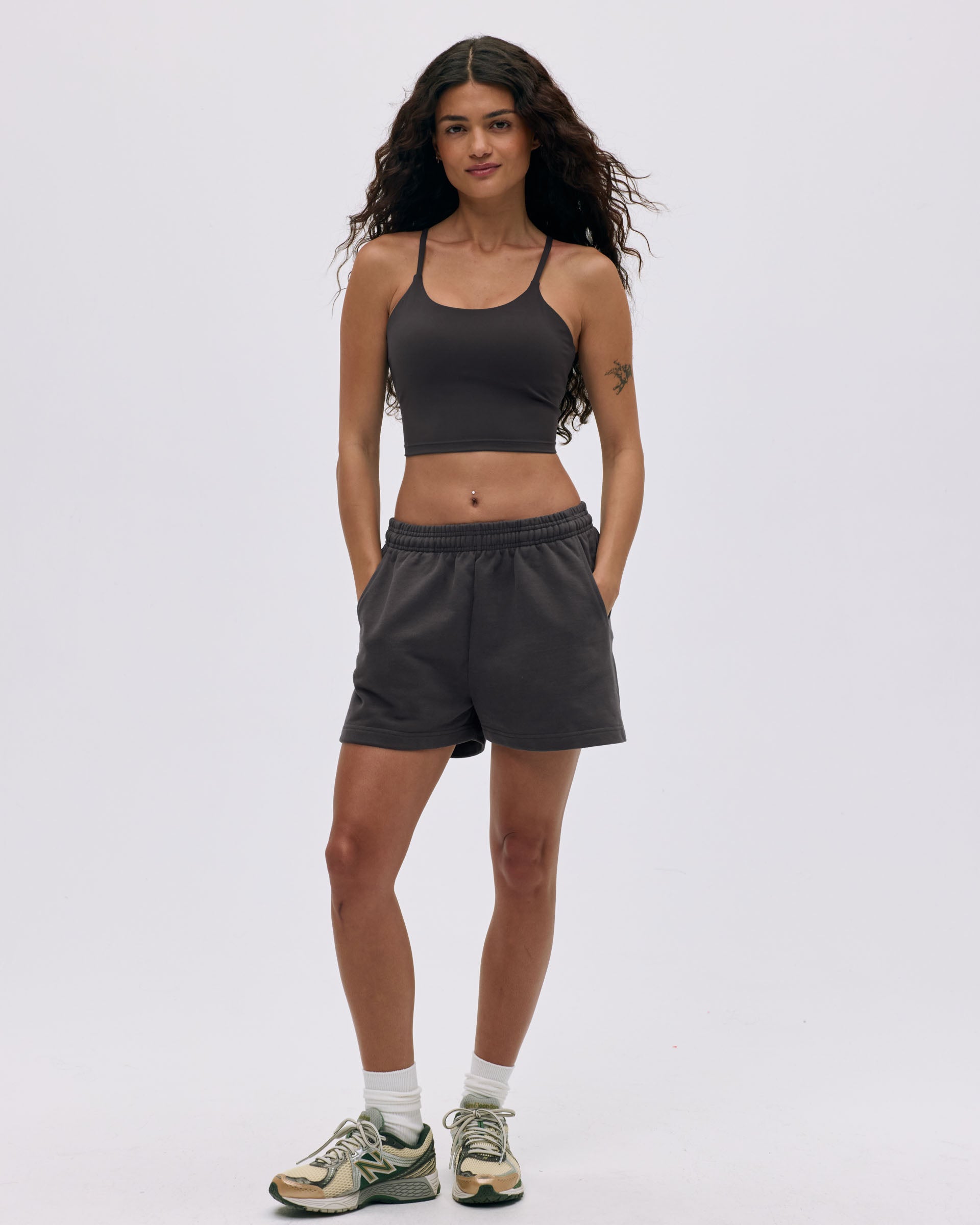Premium Branded Sweat Shorts for Men & Women - Soft Cotton Lounge Shorts with Coffee Bean Print - Perfect for Gym, Running, Yoga and Casual Wear