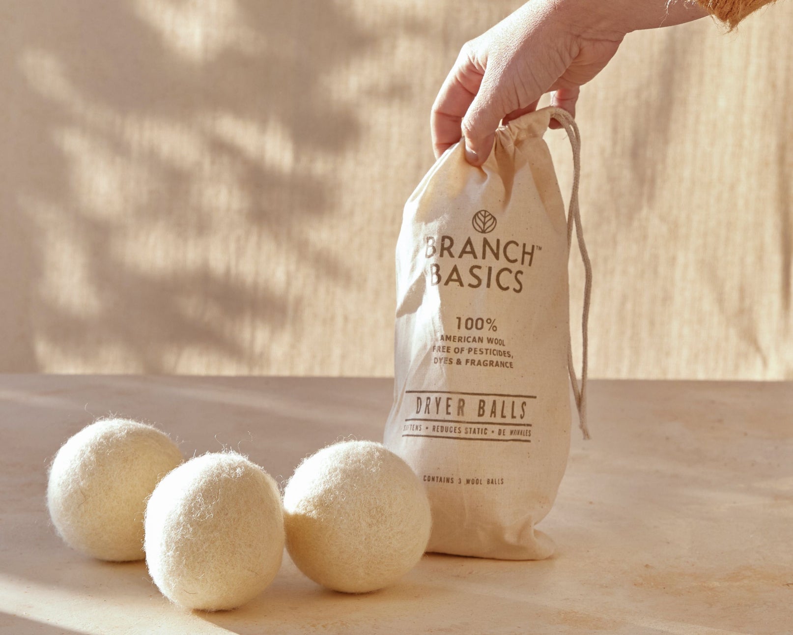 Organic Wool Dryer Balls Set of 6 - Natural Fabric Softener & Static Reducer for Laundry - Eco-Friendly, Reusable, Hypoallergenic - Perfect for Baby Clothes, Towels & Delicates