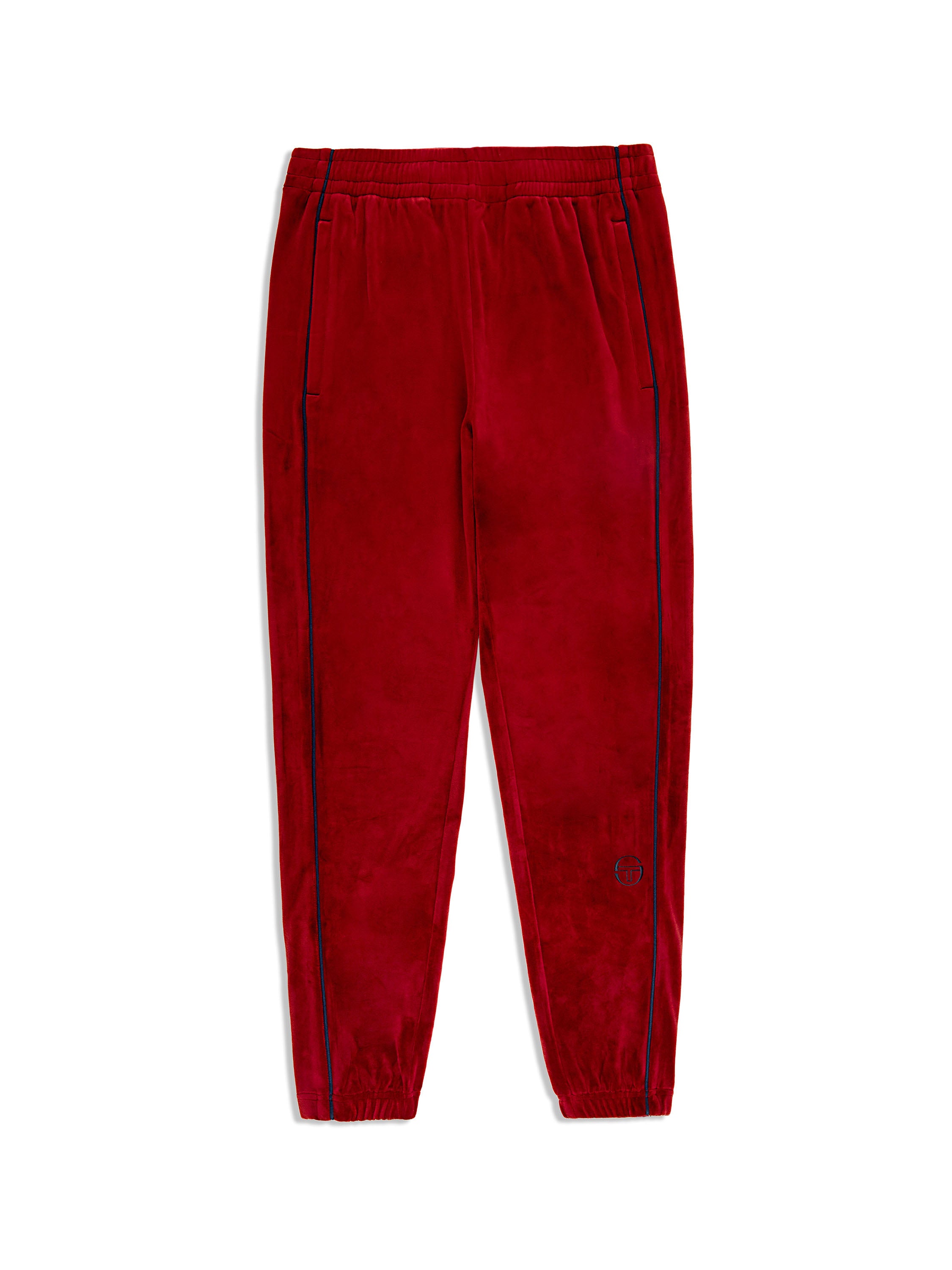 Lioni Velour Track Pants for Women - Soft & Comfortable Joggers in Sun Dried Tomato Color - Perfect for Lounge, Yoga & Casual Wear