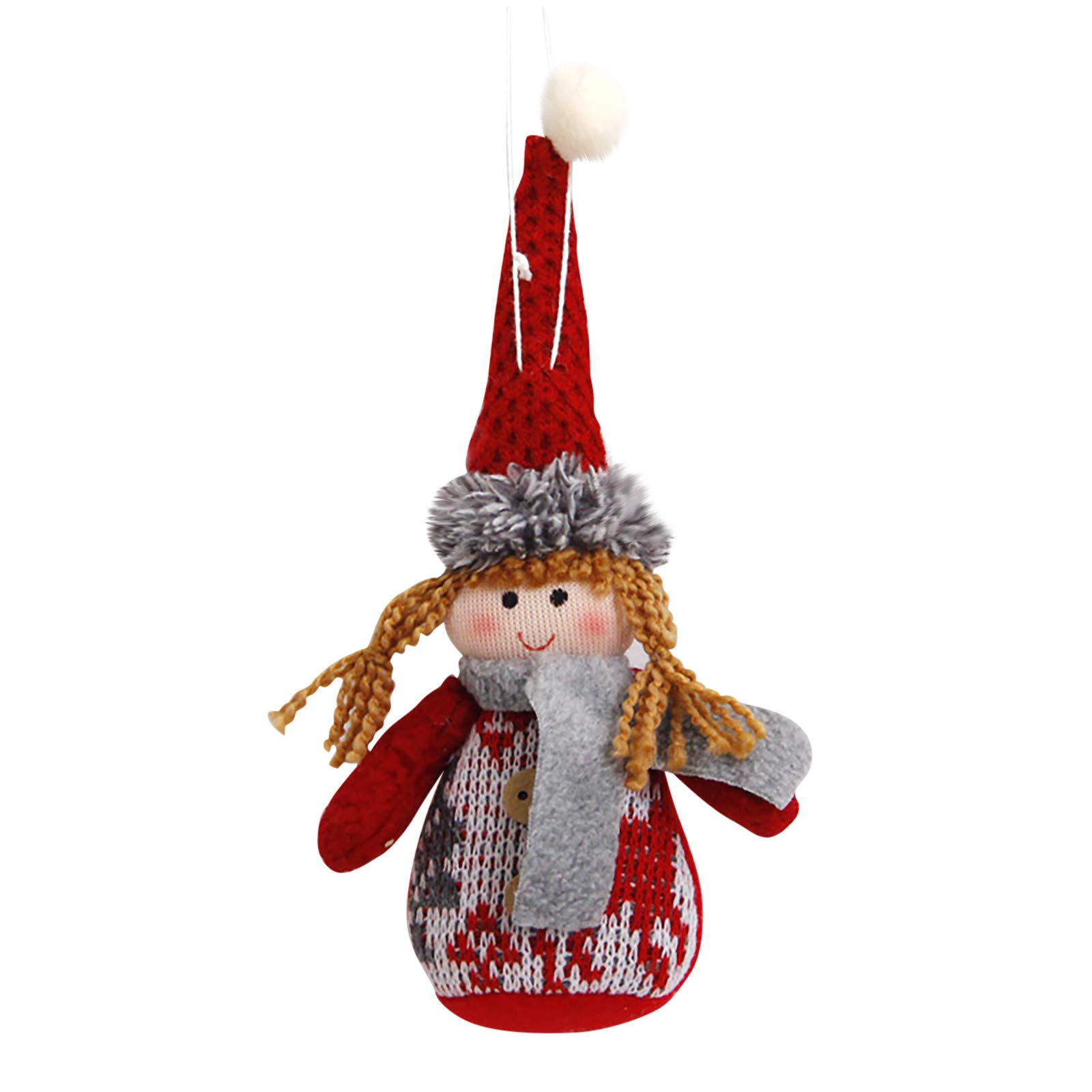 Christmas Ornaments Set - Santa Claus, Snowman & Reindeer Decorations for Holiday Tree, Home & Party Decor | Perfect for Xmas Gifts, Primitive Easter Bowl Fillers & Seasonal Festive Decorating