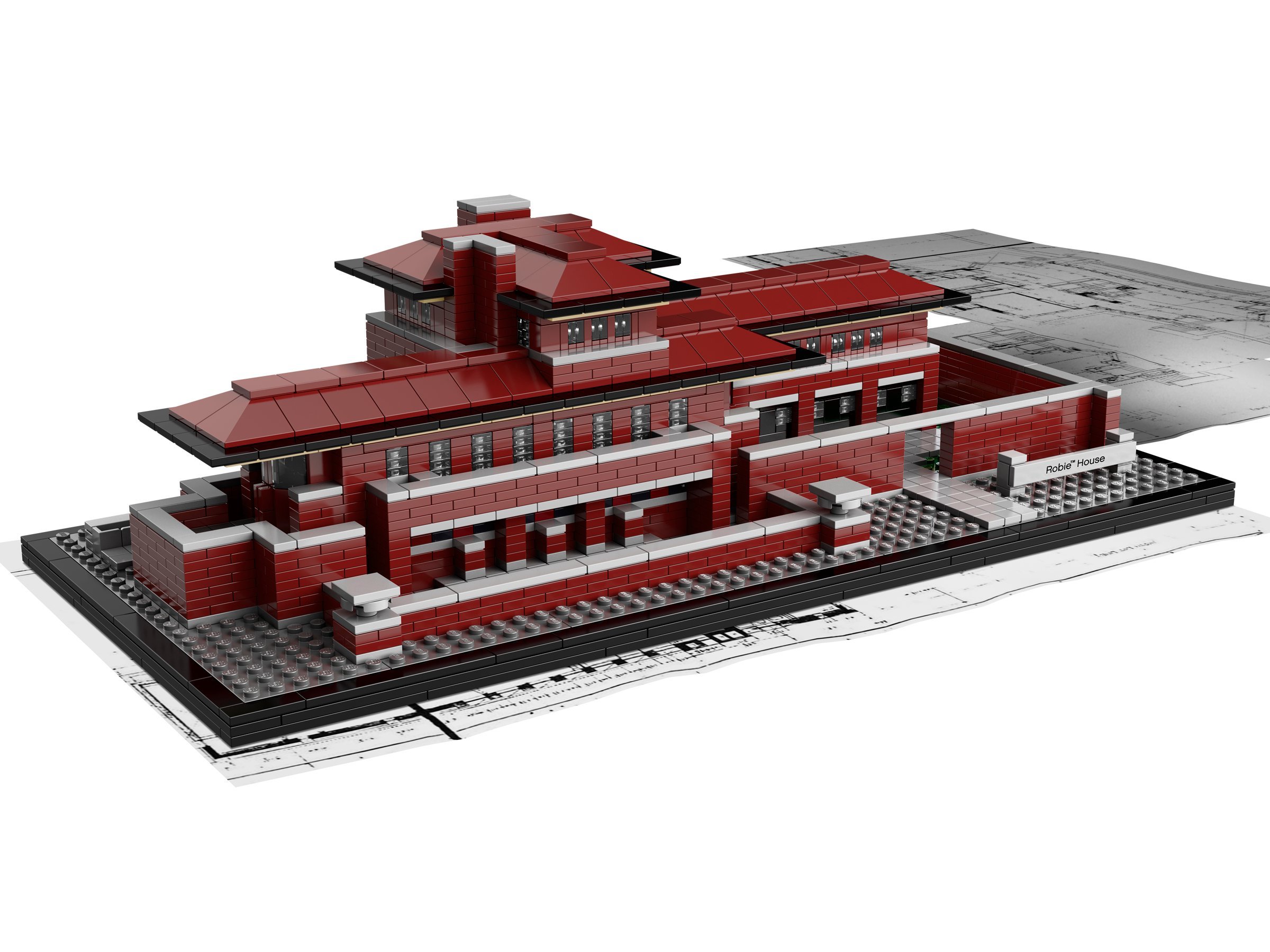 LEGO Architecture Robie House 21010 Building Blocks Set - Perfect for Collectors, Home Decor & Creative Play