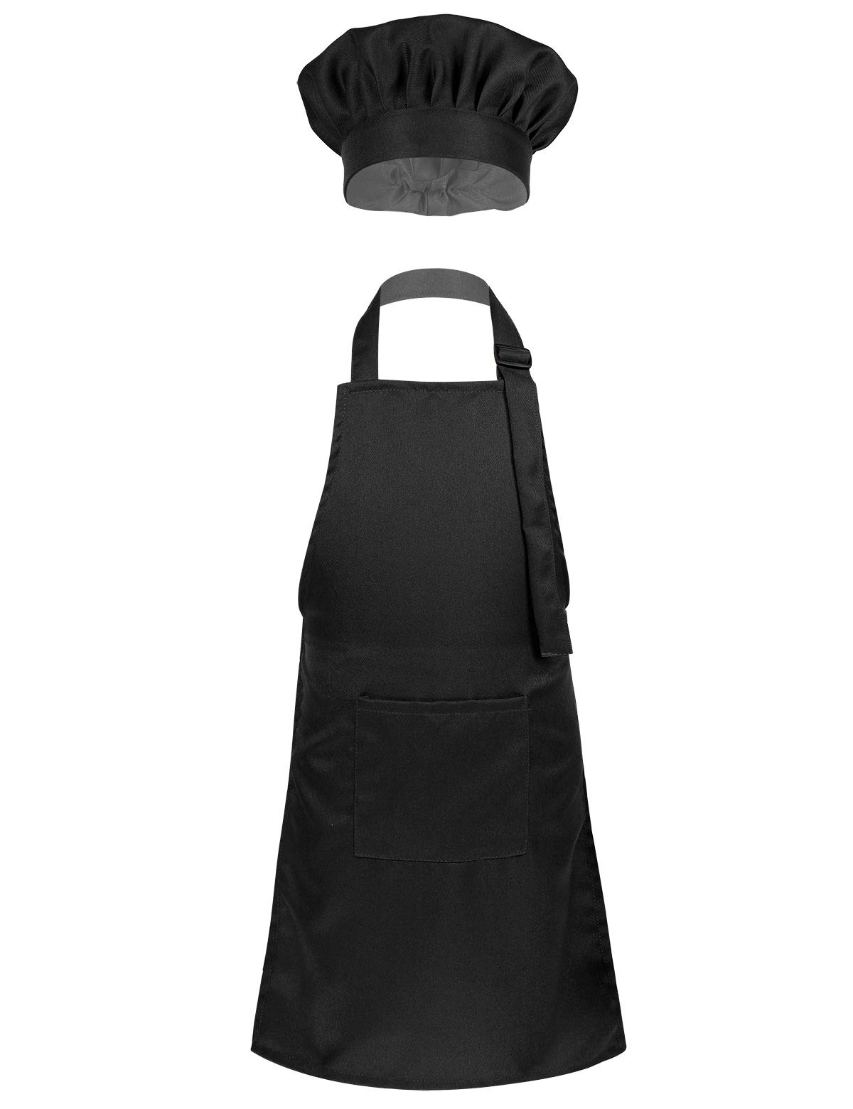 **Mufeng Kids Chef Costume Set - Cooking Apron & Hat for Baking, Pretend Play, Halloween Dress Up - Perfect for Role Play, Birthday Parties, and Kitchen Fun**