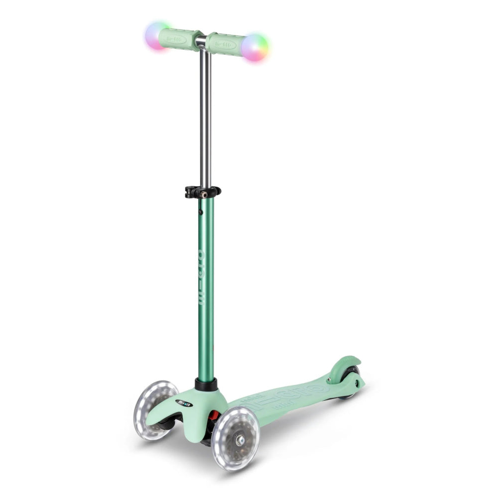 Micro Mini2Grow Deluxe Magic LED Scooter for Kids - Bright LED Wheels, Light Up Electric Scooter for Boys & Girls - Perfect for Night Riding, Outdoor Play & Commuting to School
