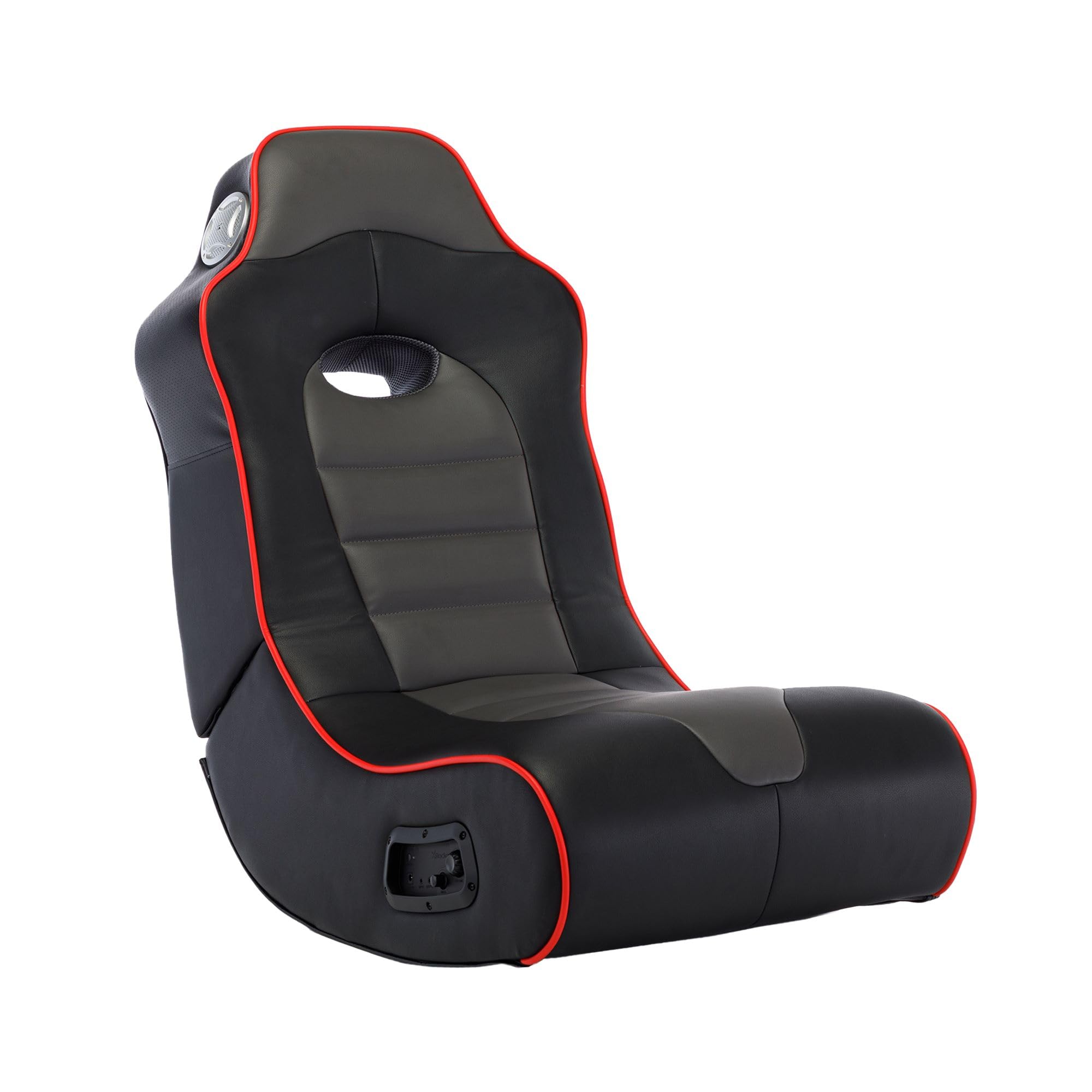 X Rocker Video Gaming Floor Rocker Chair with Built-in Speakers - Foldable Ergonomic Gaming Chair for Kids & Teens Ages 5-17 - Perfect for Bedroom, Game Room or Living Room Gaming Setup - Great Gift for Boys & Girls Gamers