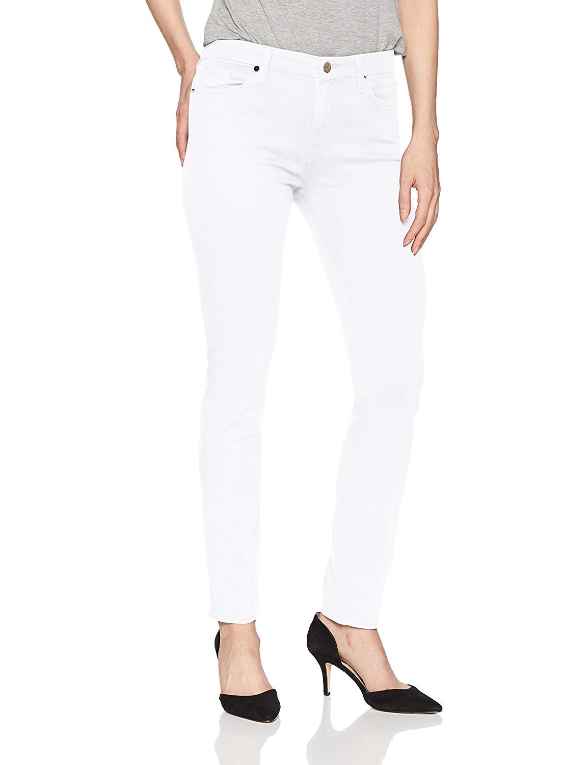 Jen7 Women's Stretch Skinny Ankle Jeans - High Waist Slim Fit Denim Pants for Casual Wear & Everyday Outfits