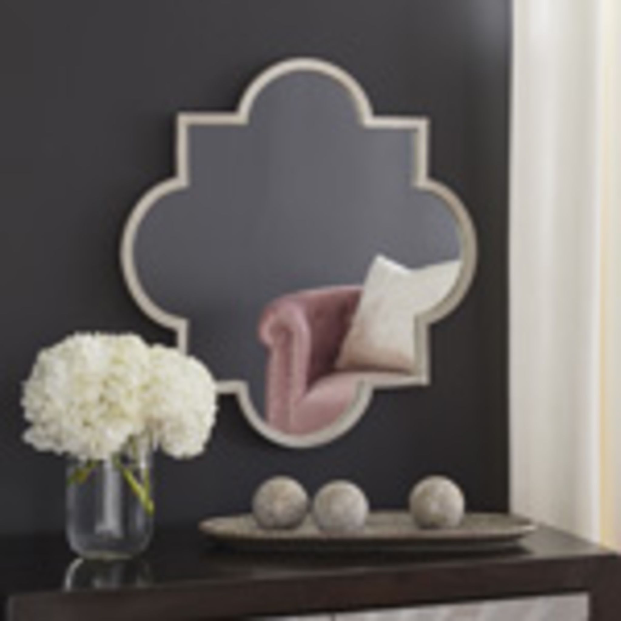 Beaumour 24x24 Inch Wall Mirror - Full Length Decorative Mirror for Bedroom, Bathroom, Living Room & Entryway - Stylish Home Decor & Vanity Mirror