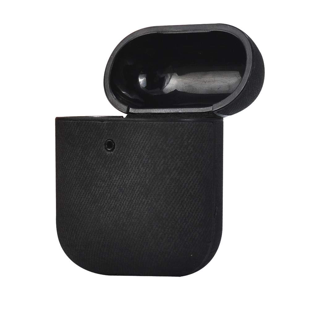 TERRATEC Air Box Fabric Black Case for Apple AirPods - Protective Cover for Travel, Work & Daily Use