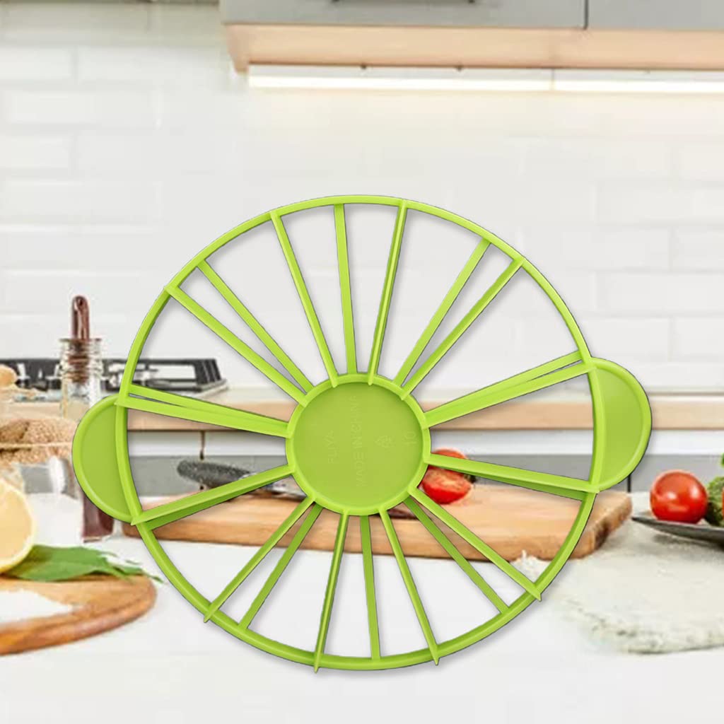 10/12 Pie Cake Slicer - Professional Stainless Steel Bread & Cake Divider Tool for Perfect Equal Portions - Essential Baking Accessory for Weddings, Parties & Home Baking (Rectangle Design)