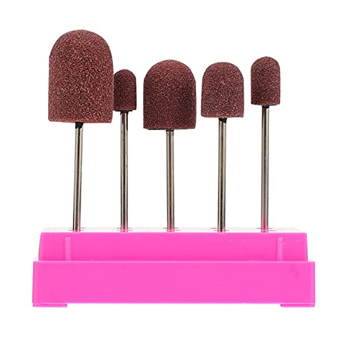 FRCOLOR 2 Sets Professional UV/LED Cap with Ring Bands for Gel Nail Art - USB Electric Nail Drill Bits, Sanding Heads & Acrylic Files - Perfect for Home Salon, Manicure & Pedicure Replacement Tips
