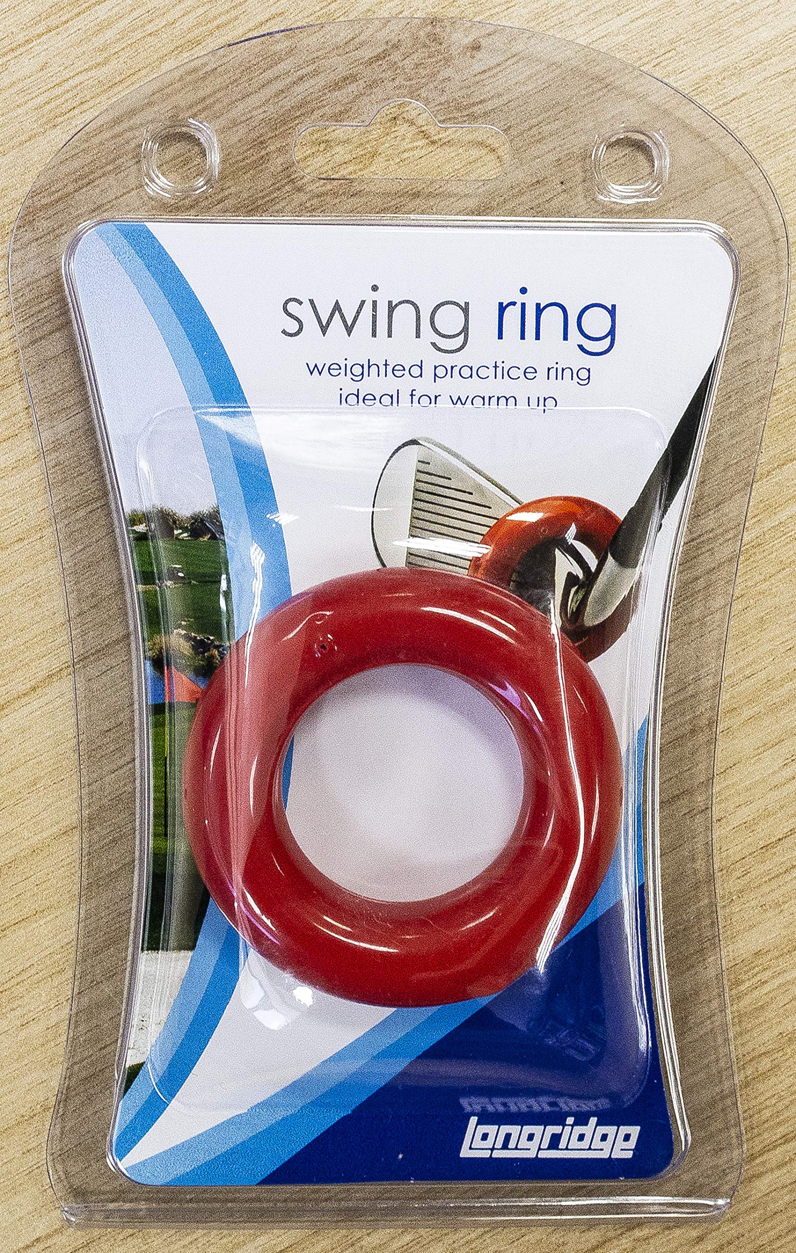 Longridge Golf Swing Weight Training Ring - Red | Improve Golf Swing Mechanics & Strength | Perfect for Driving Range & Practice Sessions