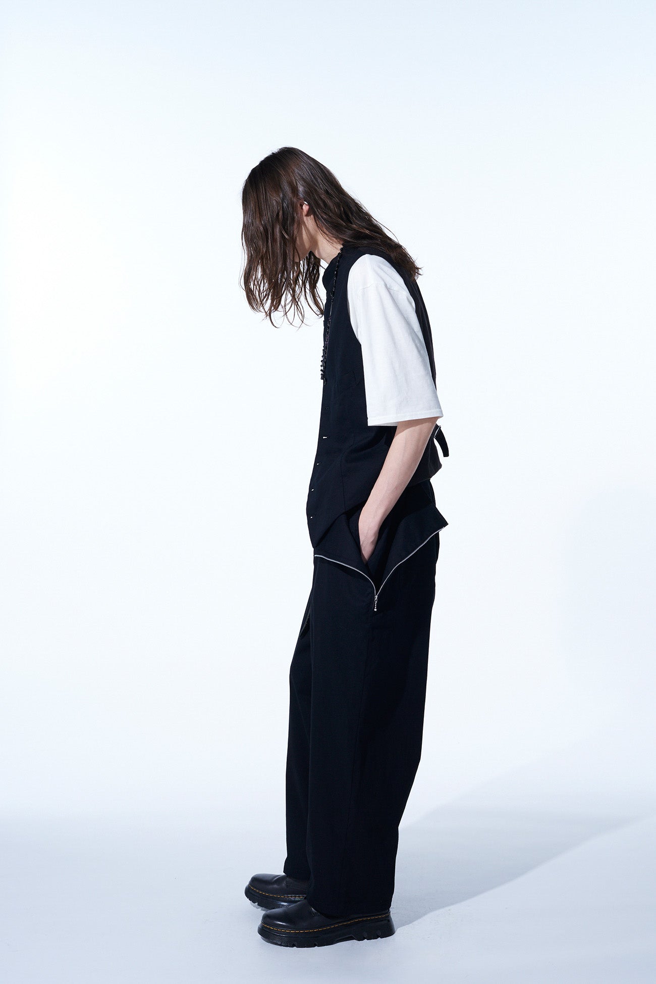 **Cotton Twill Drawstring Wide Leg Pants with Side Zip Pockets - Comfortable Casual Pants for Women, Lounge Wear, Travel & Everyday Outfits**