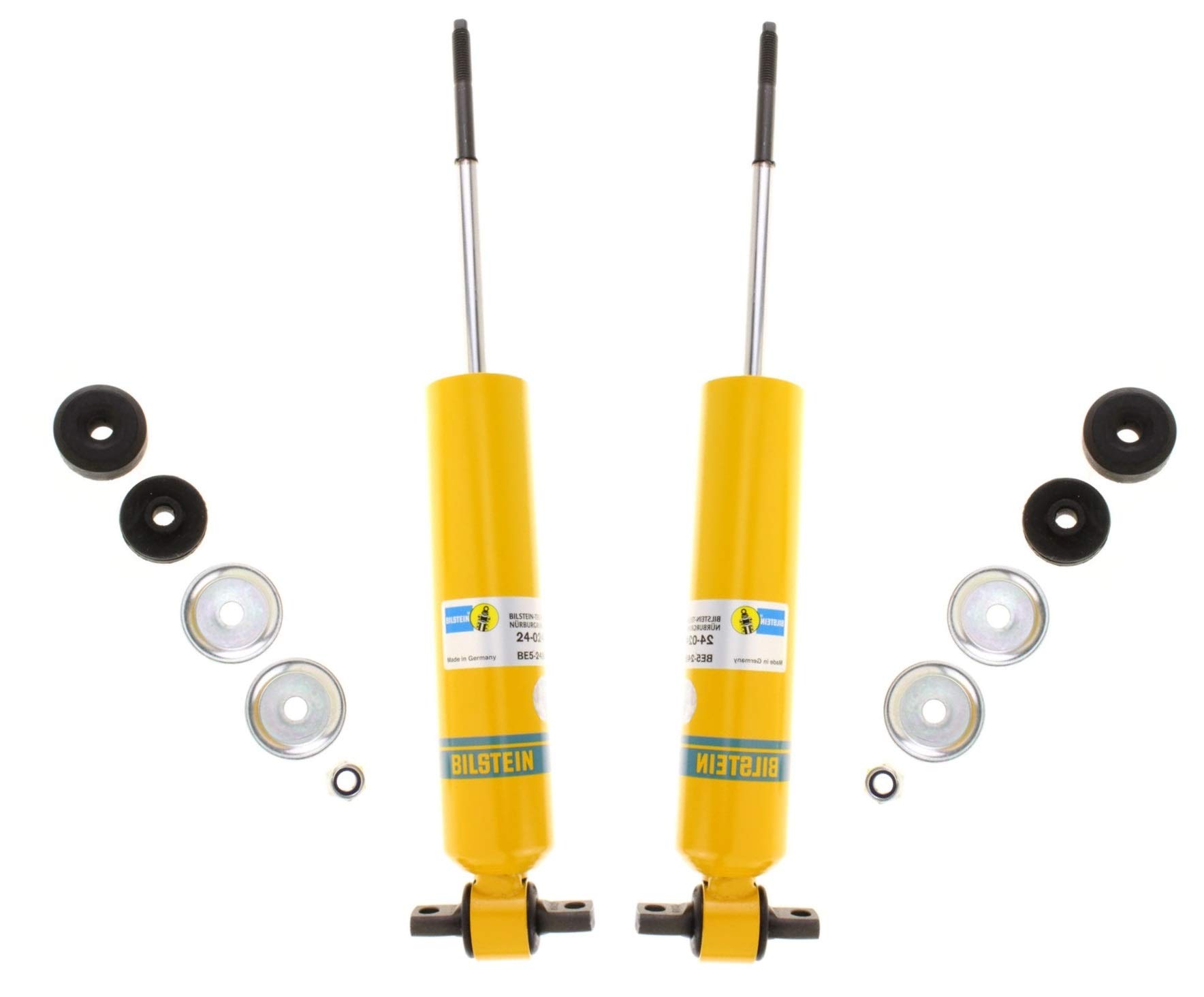 Bilstein B6 Performance Shock Absorbers Set of 2 - Front Pair for Chevy Express & GMC Savana Vans - Improved Ride Comfort & Handling for Daily Commutes & Heavy Loads