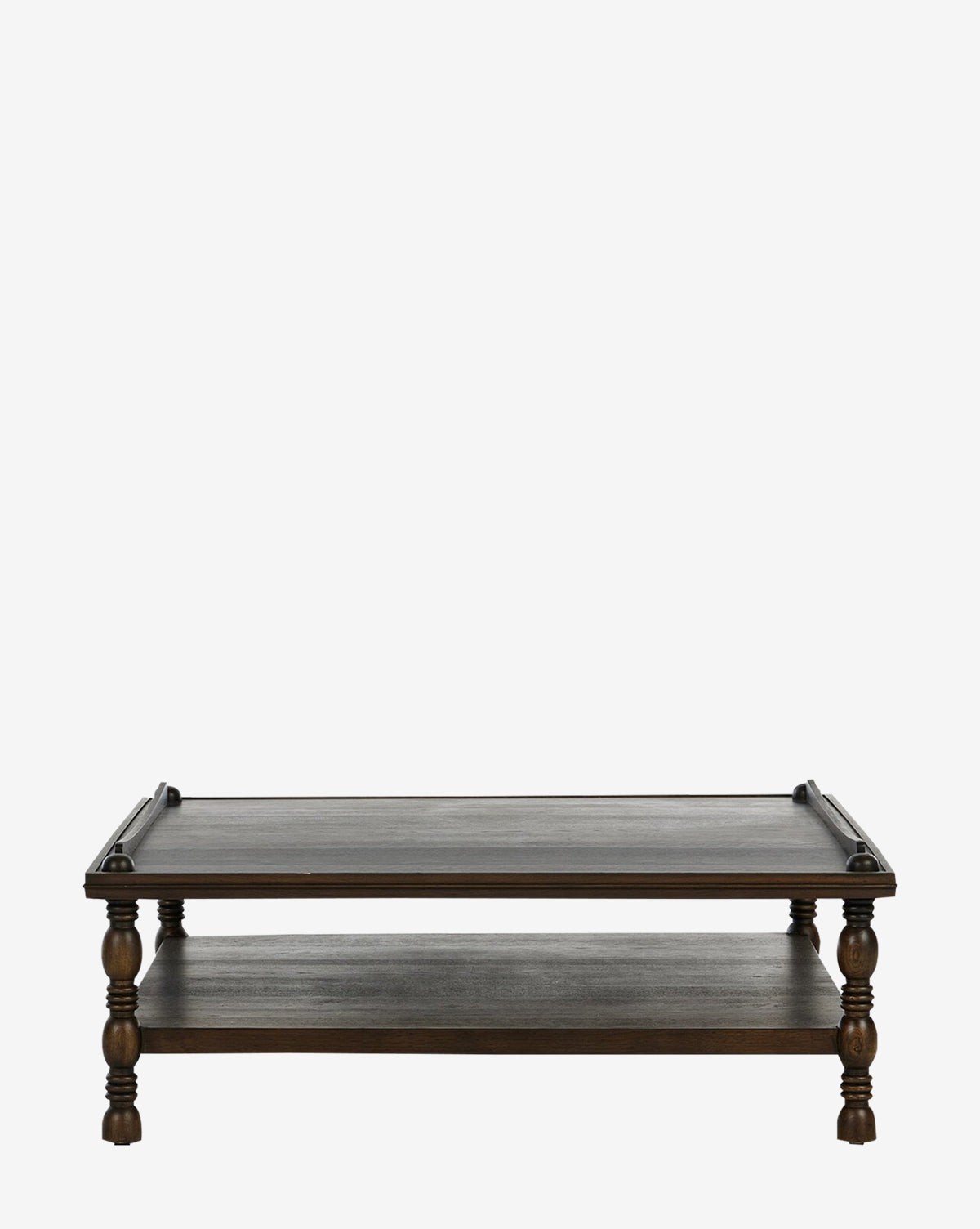 Modern Rhodes Coffee Table - Mid-Century Style Wooden Living Room Table with Storage Shelf - Perfect for Living Room, Lounge & Office Decor