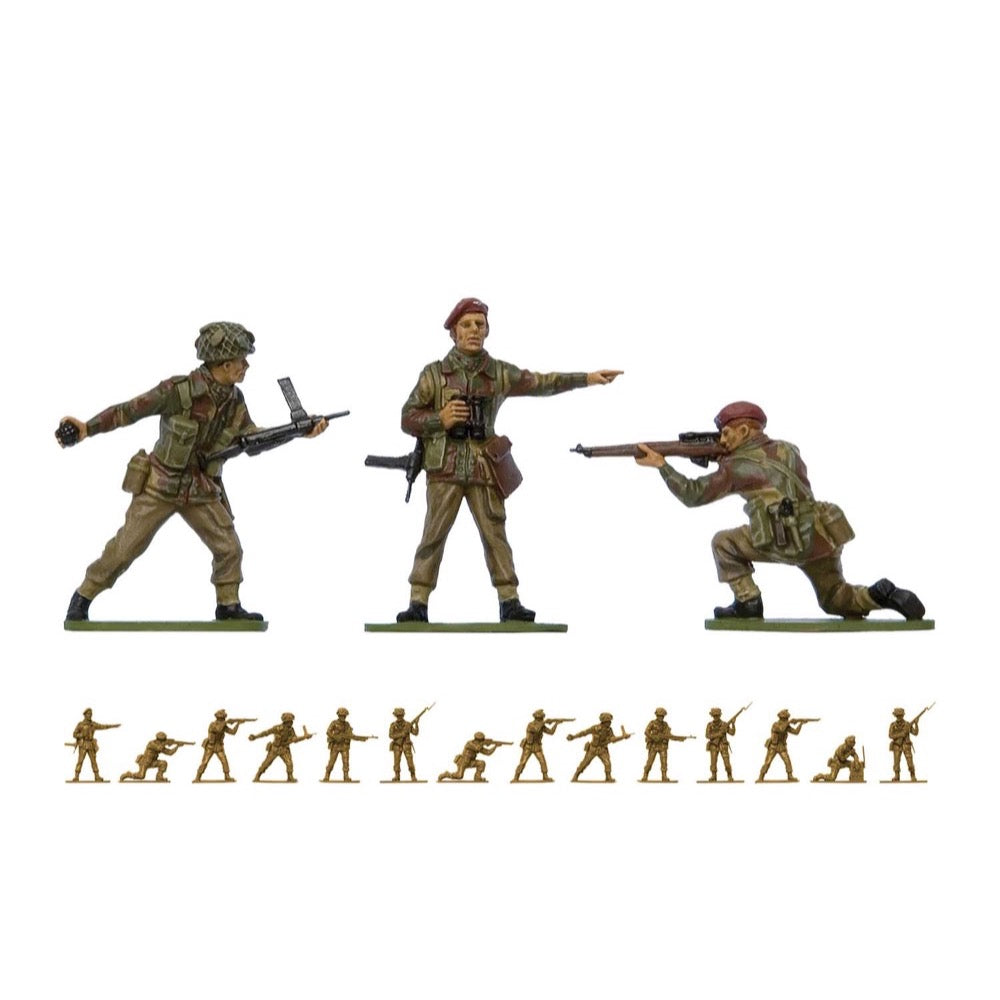 Airfix A02701V 1/32 Scale WWII British Paratroopers Model Kit - Highly Detailed Military Figures for Collectors & History Enthusiasts | Perfect for Dioramas, Wargaming & Display