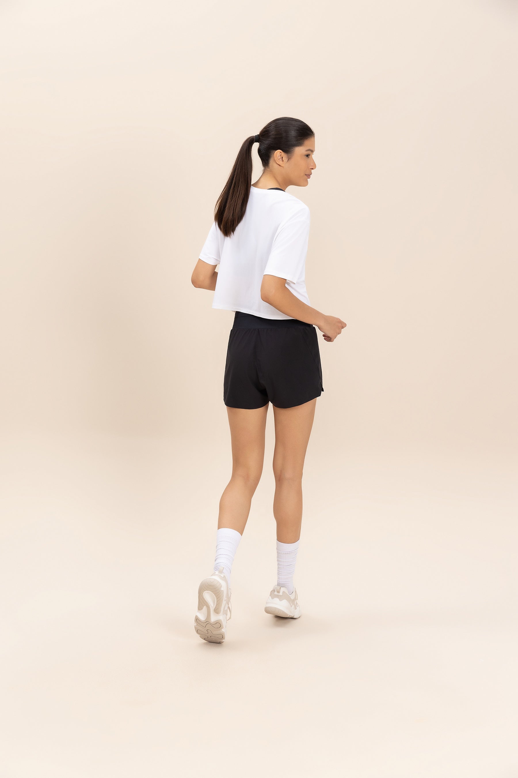 Comfort Cropped T-Shirt for Women - Soft Breathable Cotton Summer Casual Tee - Perfect for Yoga, Beach & Everyday Wear