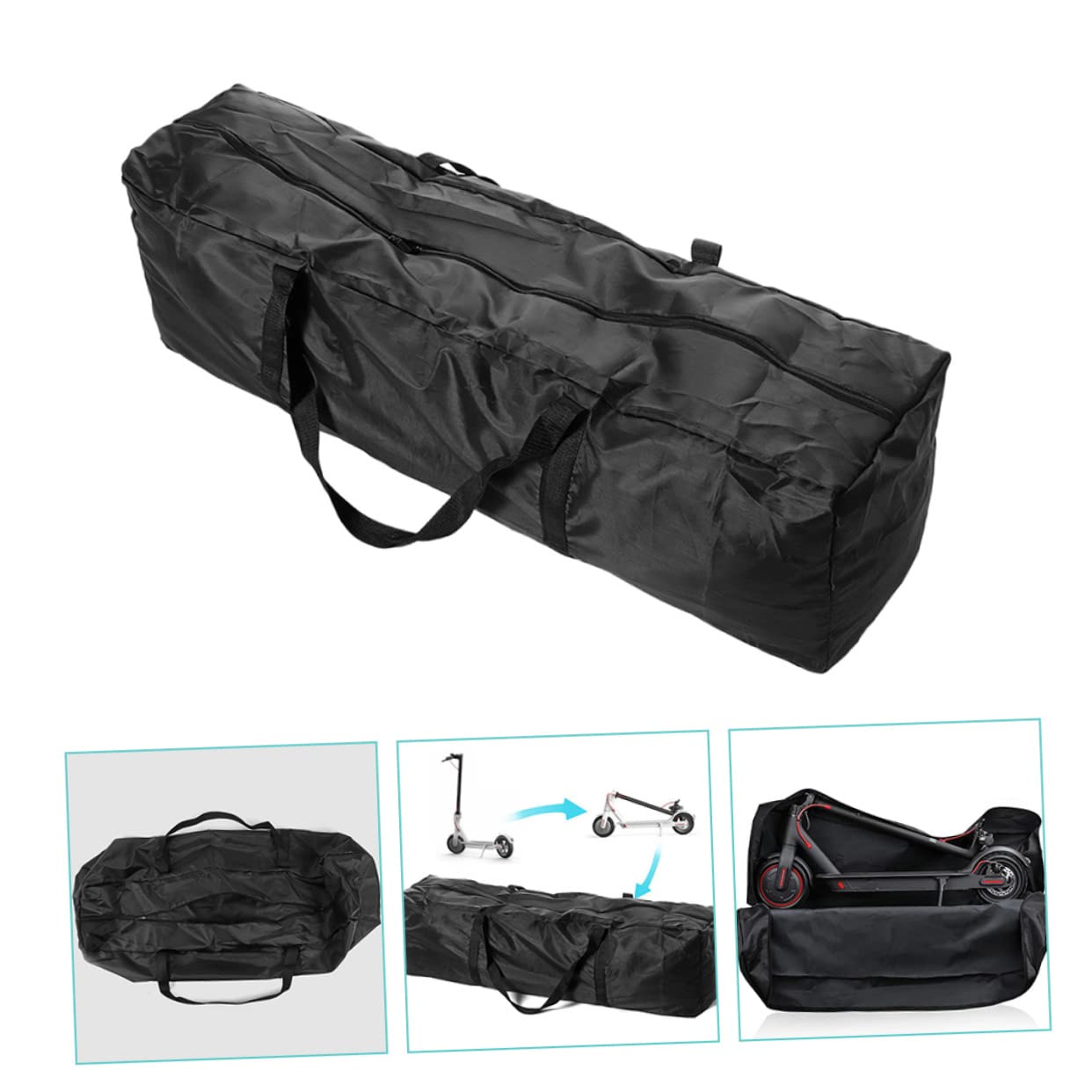VANZACK Skateboard Backpack - Portable Scooter & Skateboard Storage Bag with Double Tilt Design - Large Capacity Board Bag for Skateboarding Accessories | Perfect for Commuting, School & Skate Park Use