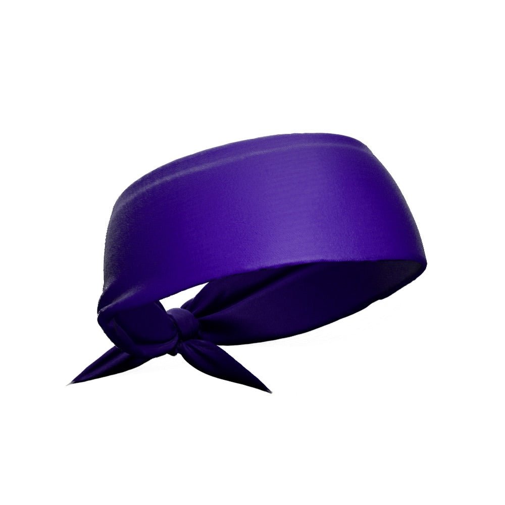 Elegant Purple Satin Hair Tie Headband for Women - Perfect for Workouts, Yoga, and Everyday Styling