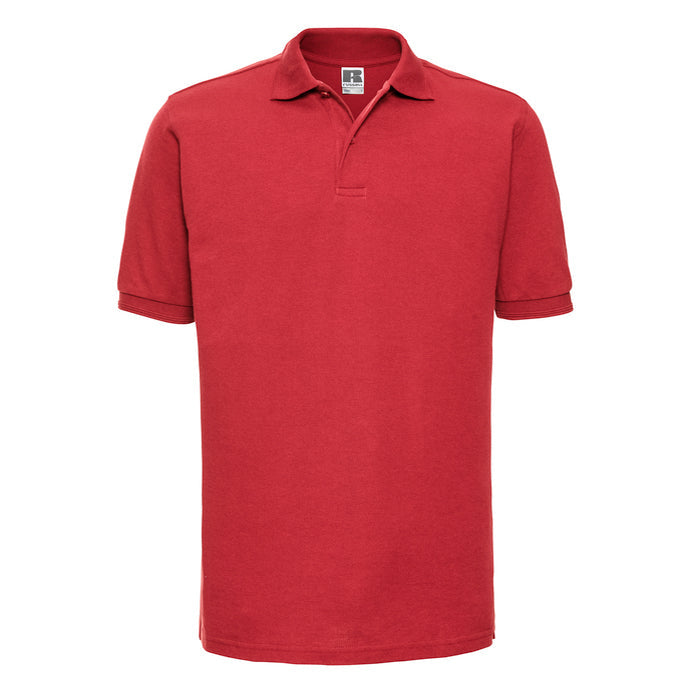Russell J599M Durable Poly-Cotton Polo Shirt for Men - Comfortable Workwear & Casual Wear for Office, Golf, and Outdoor Activities
