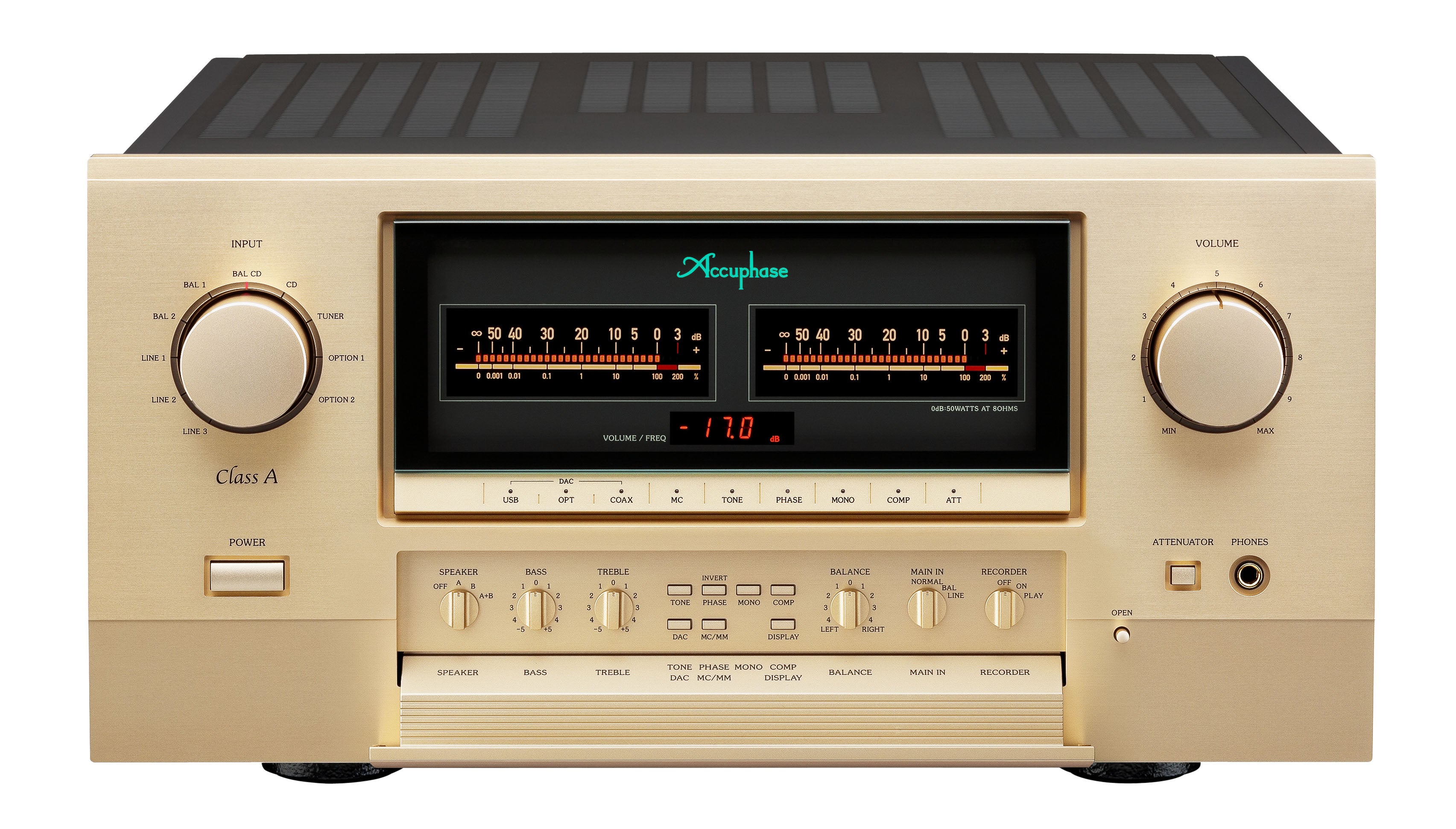 Accuphase E-800 Class A High-End Integrated Stereo Amplifier - Audiophile Home Audio System for Music Listening & Hi-Fi Sound Experience