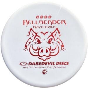 Daredevil Disc Golf Hellbender Razorback (HP) Putter - Premium Disc Golf Putter for Accurate Throws & Putting Practice - Perfect for Beginners and Pro Players on the Course