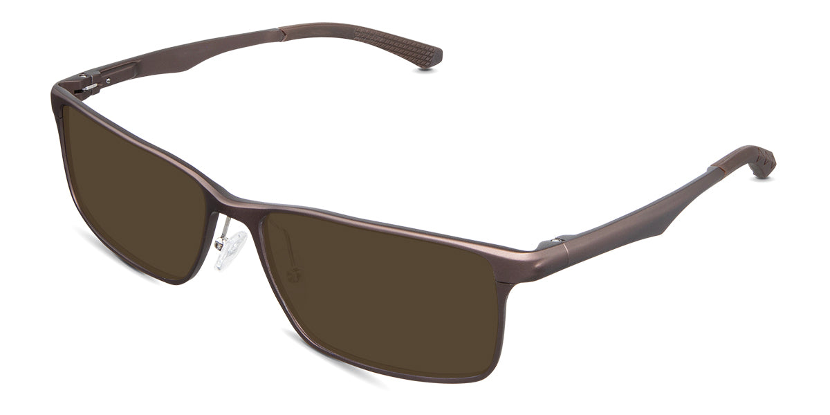 Briggs Men's Prescription Sunglasses - Polarized UV Protection Glasses for Driving, Fishing & Outdoor Activities